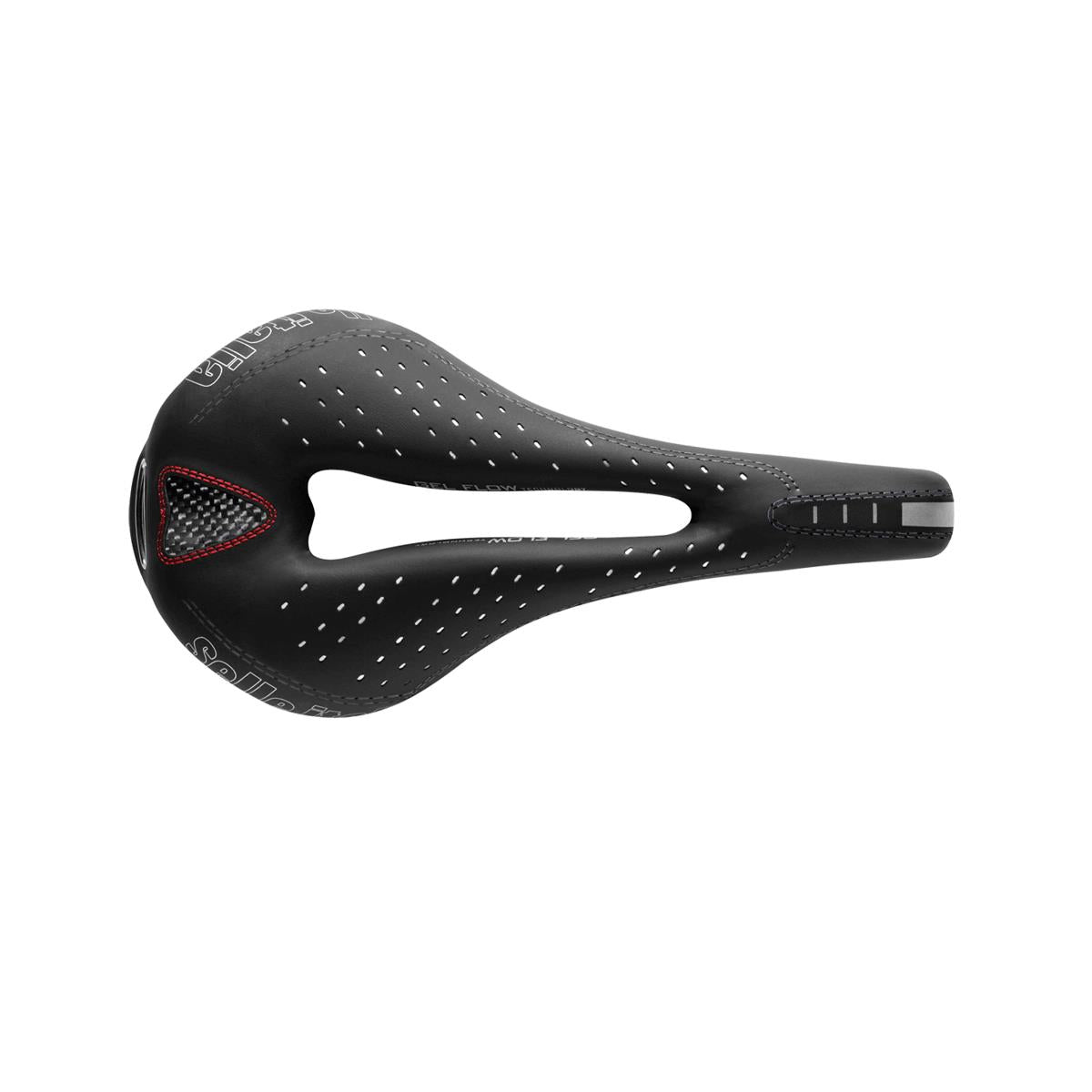 Selle Italia Max Flit Gel Ti316 Superflow Saddle Black/Black / L3