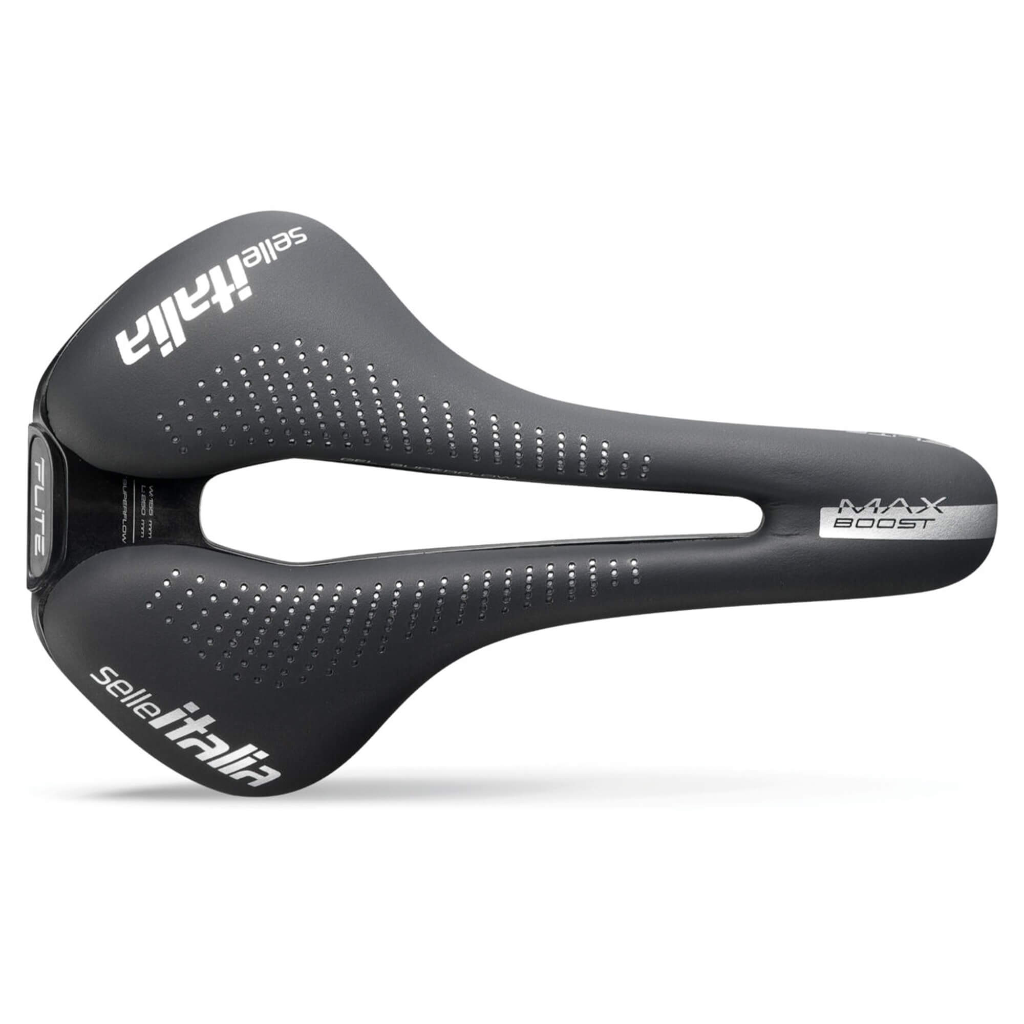 Selle Italia Max Flite Boost Gel TI316 Superflow Saddle Black / L3