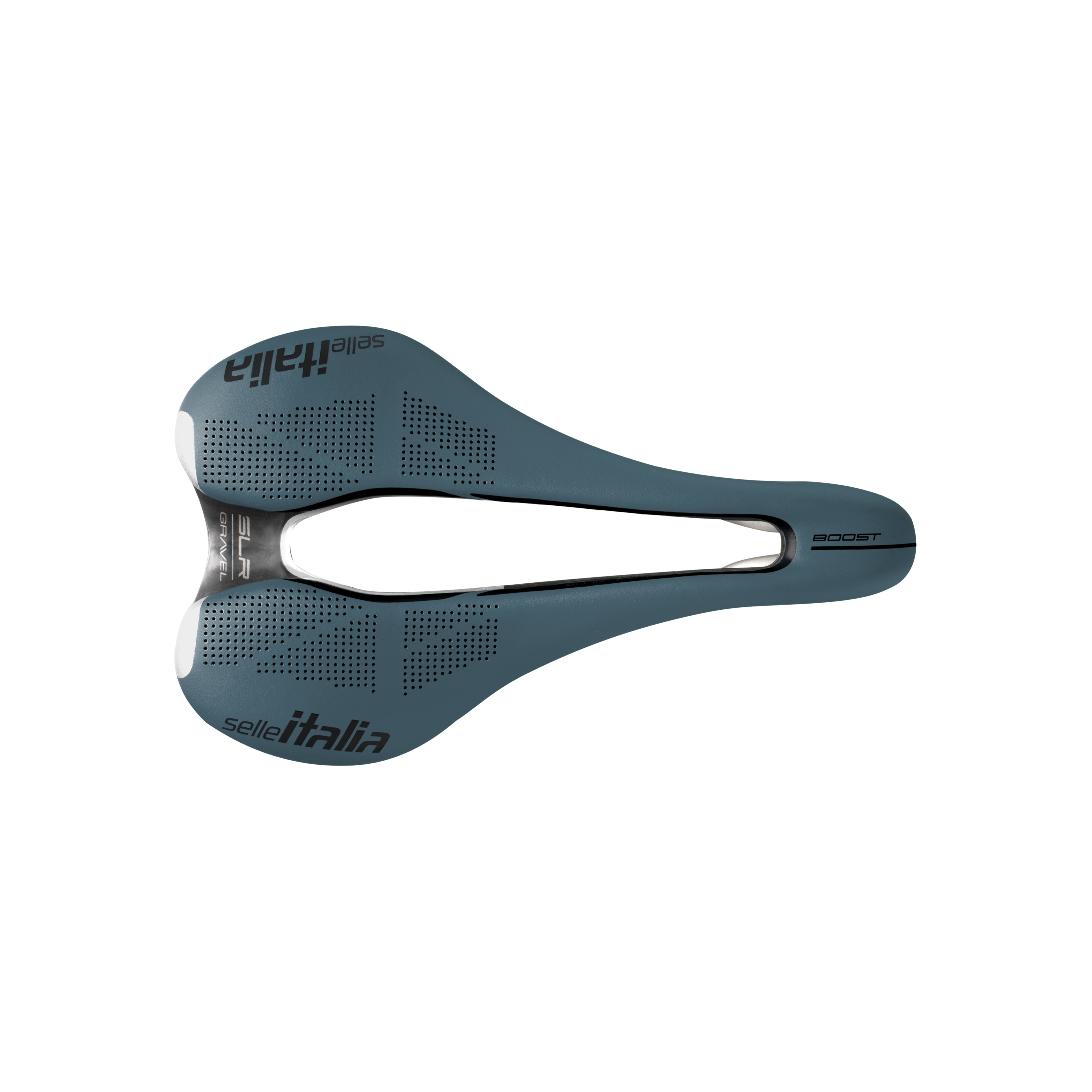 Selle Italia SLR Boost Gravel TI316 Superflow Saddle Blue Granite / L3