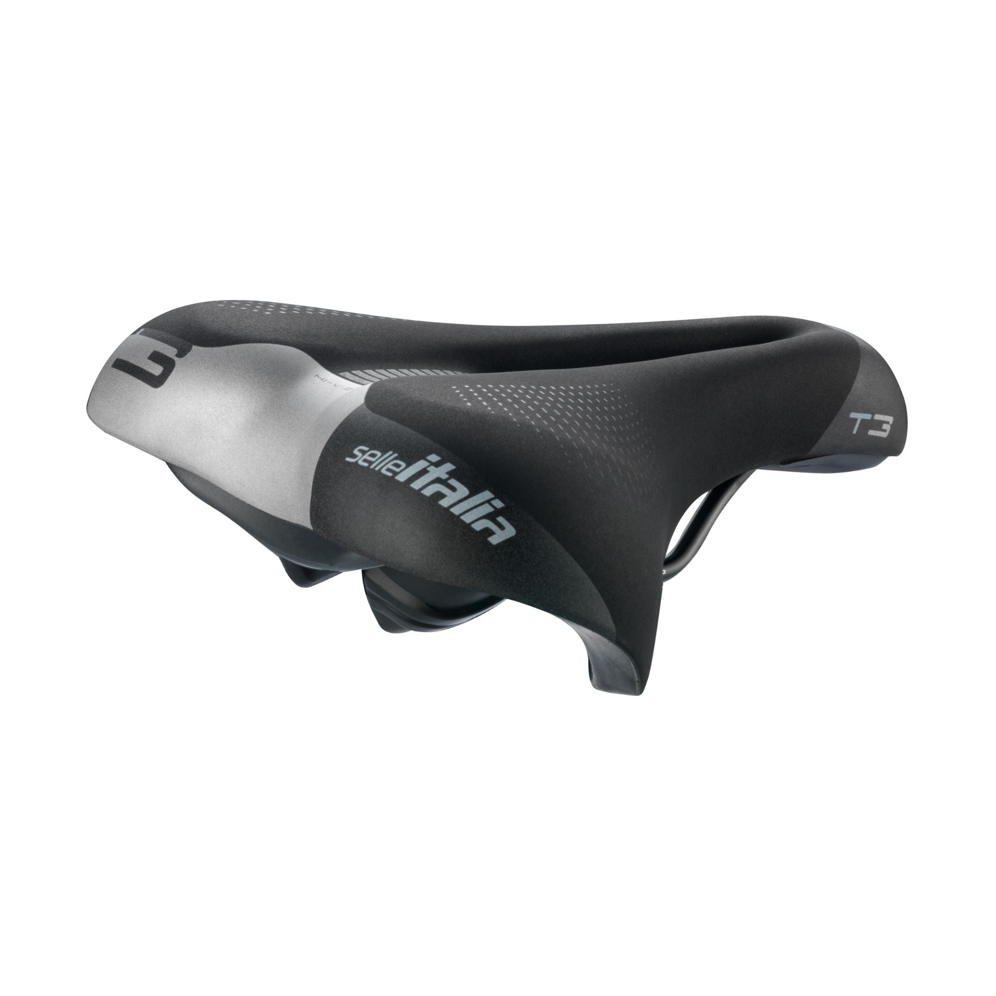 Selle Italia T3 Flow Commuter Saddle Black / S2