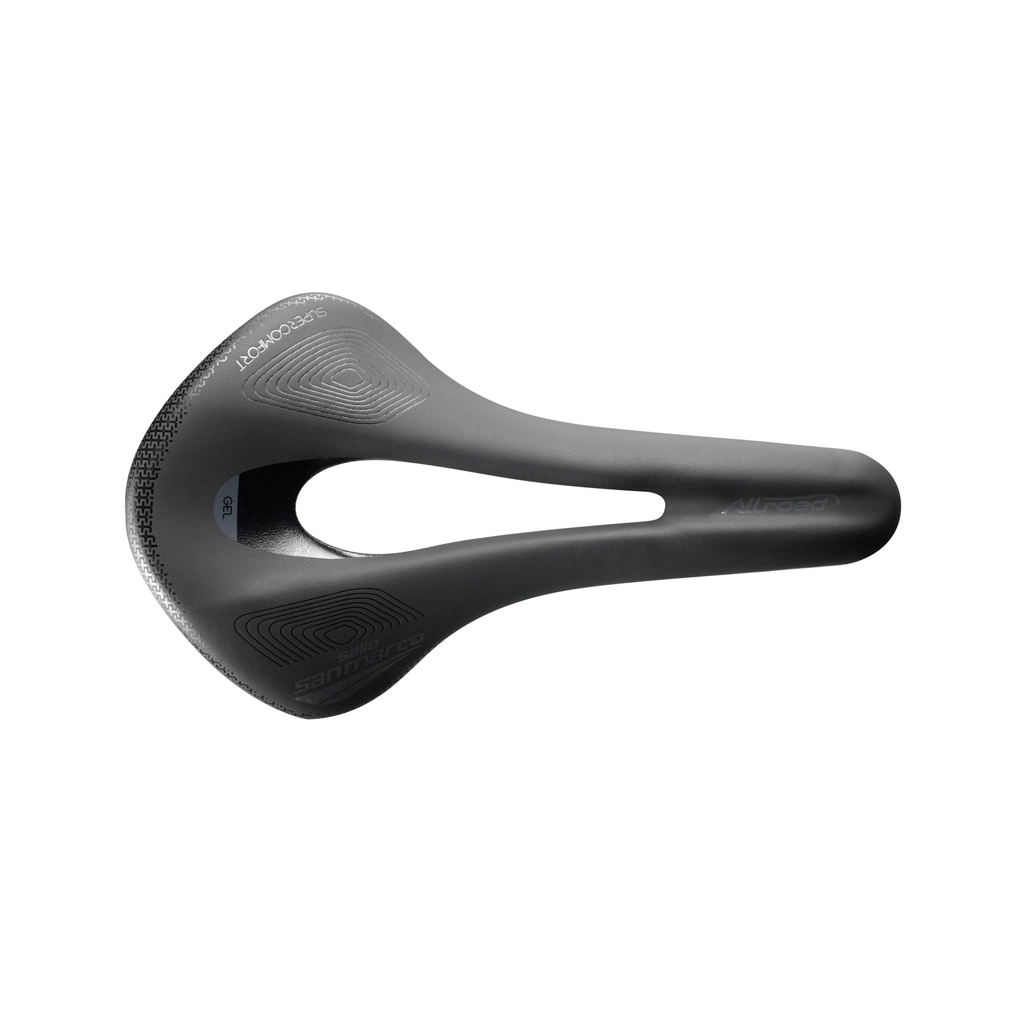 Selle San Marco AllRoad Supercomfort Racing Saddle Black/Black / WIDE (L3)