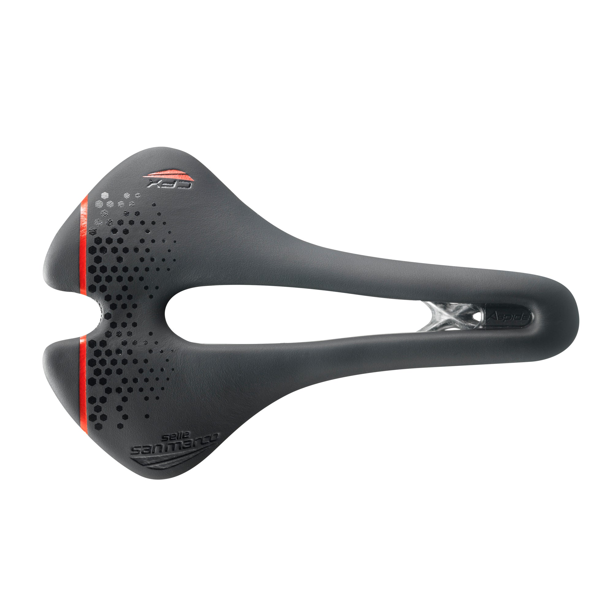 Selle San Marco Aspide Short Carbon FX Saddle Black/Black / NARROW (S3)