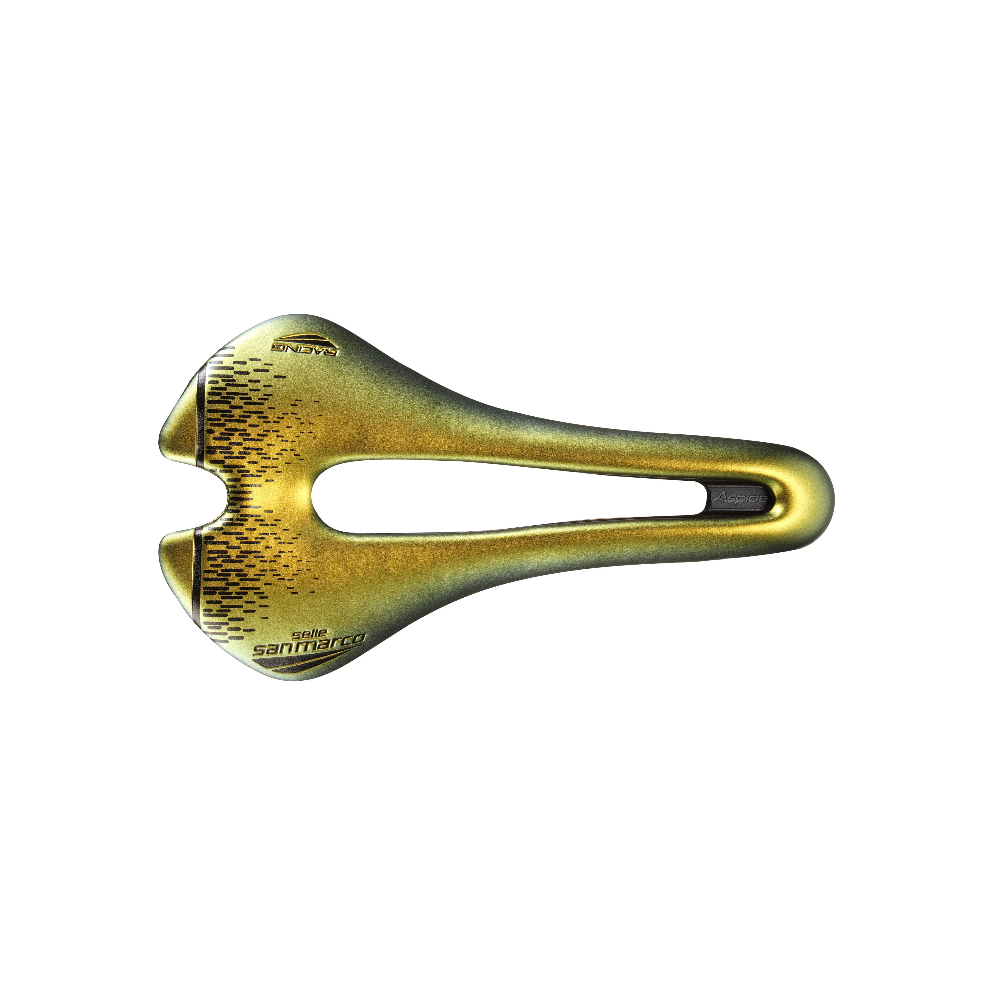 Selle San Marco Aspide Short Racing Saddle Iridescent Gold / S3