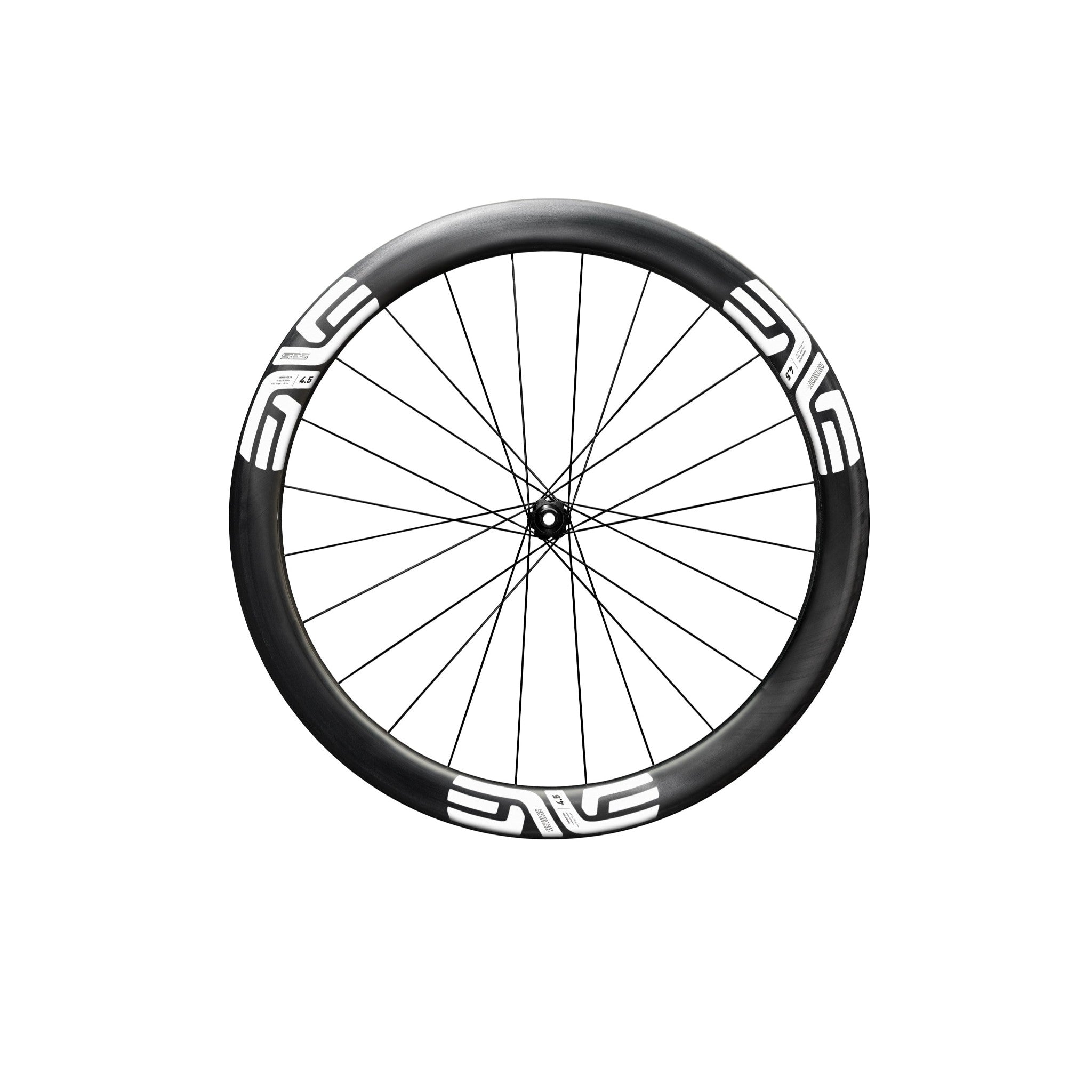 SES 4.5 Carbon Front Wheel White / 12x100