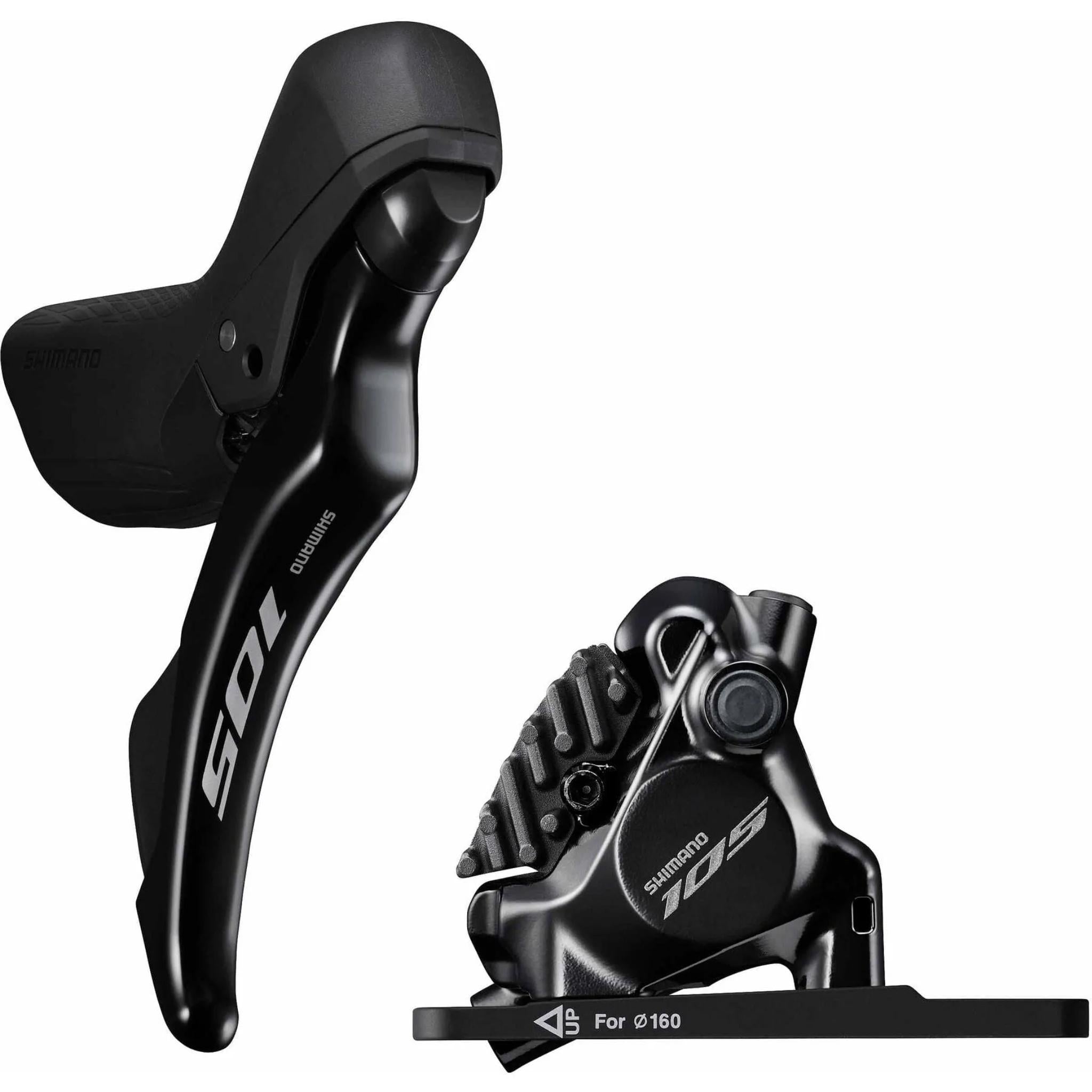 Shimano 105 ST-R7120 Hydraulic Disc Brake & STI Lever Black / RH Front 12-speed