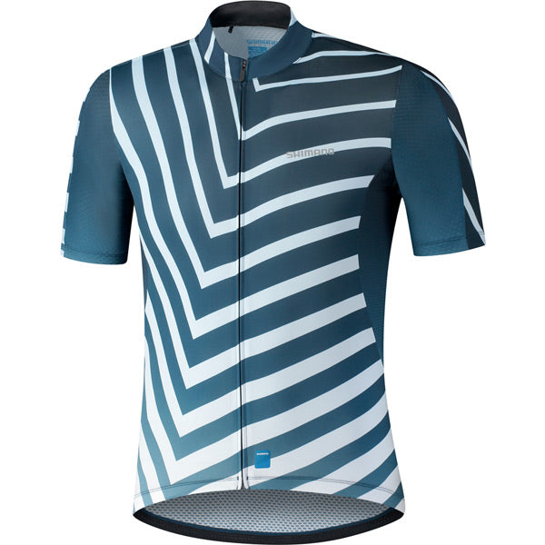 Shimano Clothing Men's Aerolite Jersey Navy / Small