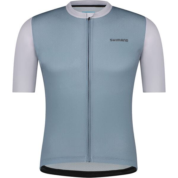 Shimano Clothing Men's Aria Jersey Blue / Medium