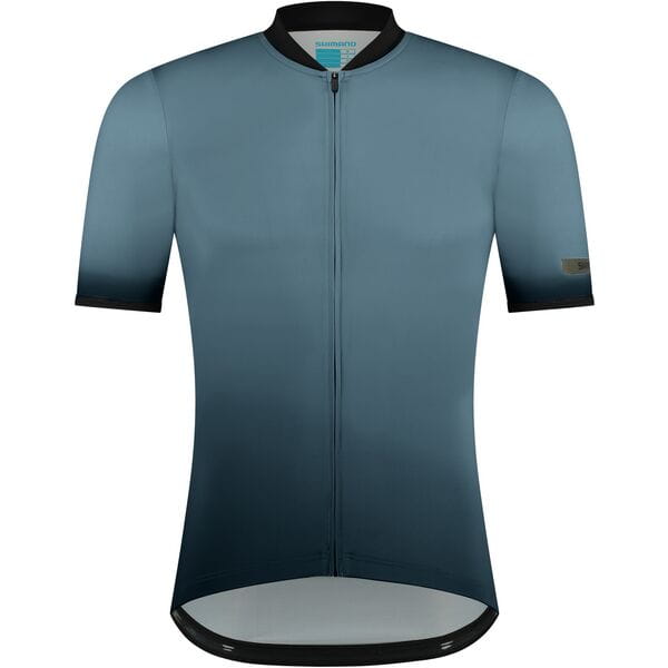 Shimano Clothing Men's Evolve Avventura Jersey Blue / Small