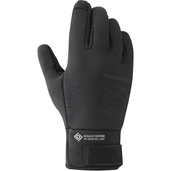 Shimano Clothing WINDSTOPPER Insulated Gloves Black / Small