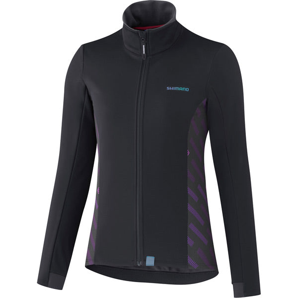Shimano Clothing Women's Kaede Wind Jacket Black / Medium