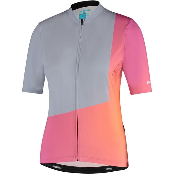 Shimano Clothing Women's Sumire Jersey Blue / Pink / Small
