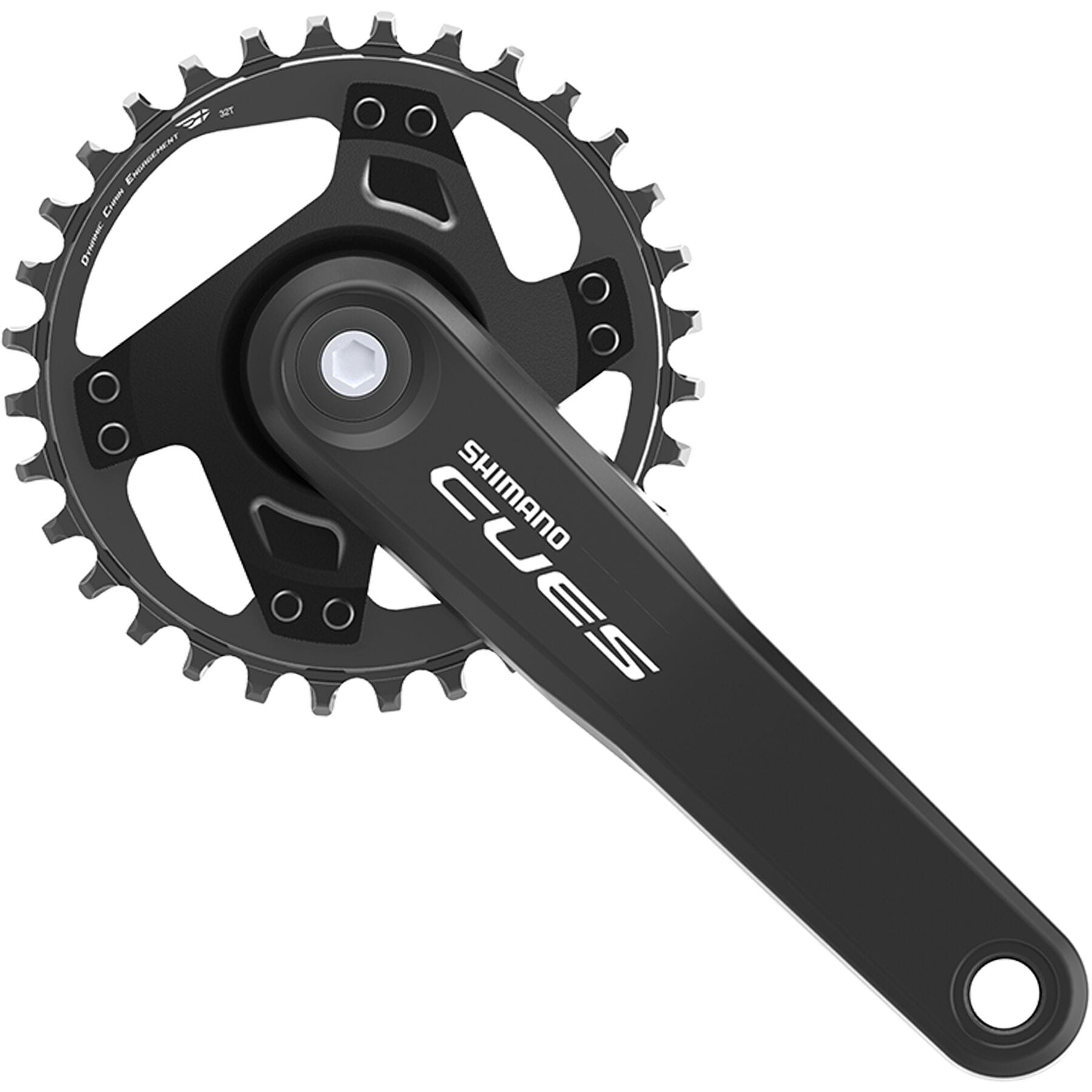 Shimano CUES FC-U4000 Single Chainset 9/10/11-Speed Black / 32 teeth / 170 mm