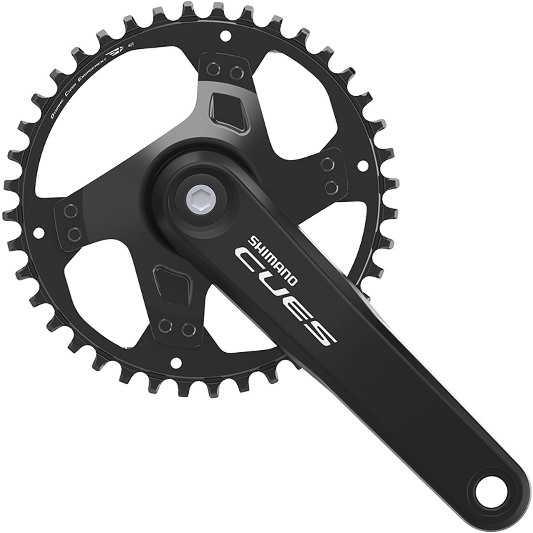 Shimano CUES FC-U4000 Single Chainset 9/10/11-Speed Black / 40 teeth / 170 mm