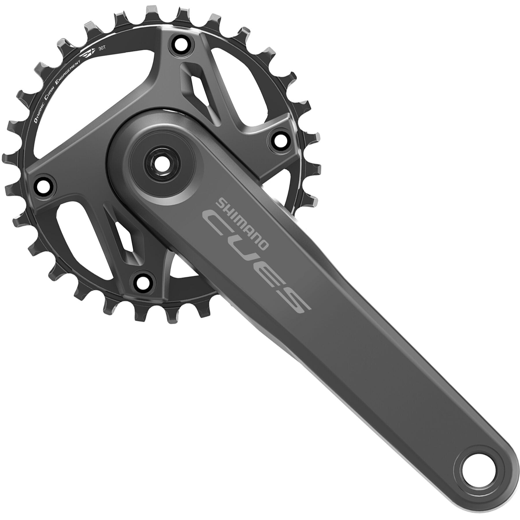 Shimano CUES FC-U6000 Single Chainset 9/10/11-Speed Black / 30 teeth / 170 mm