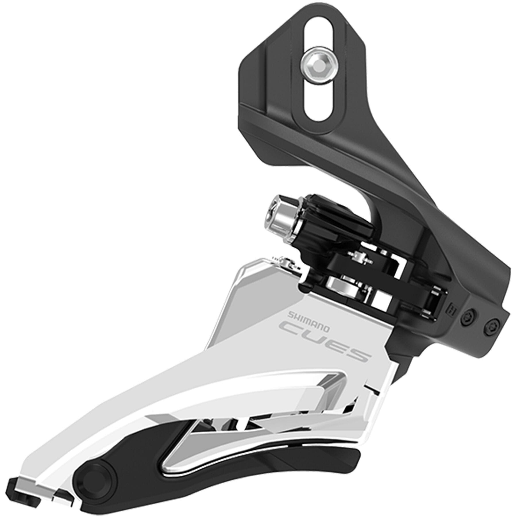 Shimano CUES FD-U6000 10/11-Speed Double Front Derailleur Silver / Black / Double / Direct Mount