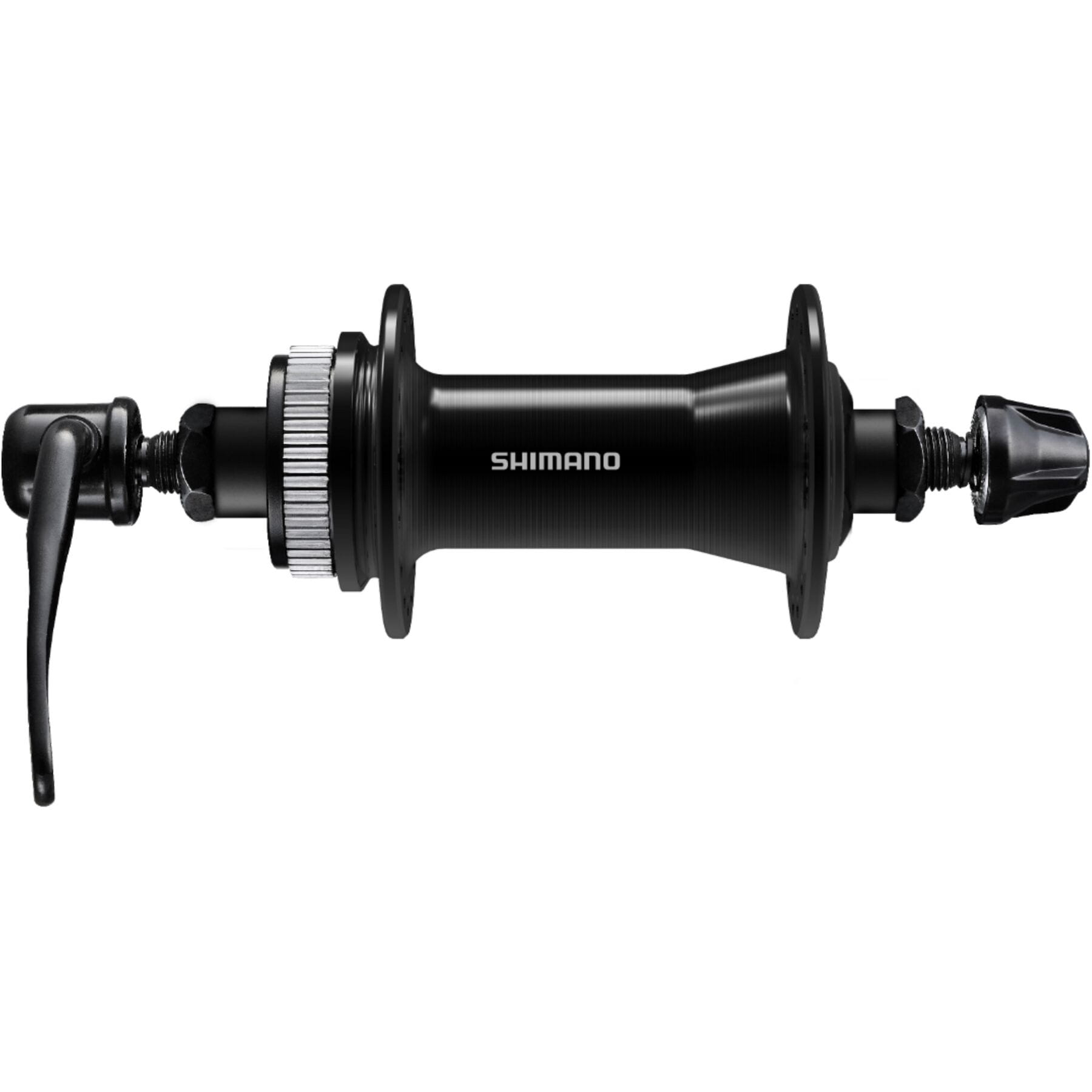 Shimano CUES HB-QC400 Front Hub 100mm QR Black / 32 hole Centre-Lock / 100 mm QR