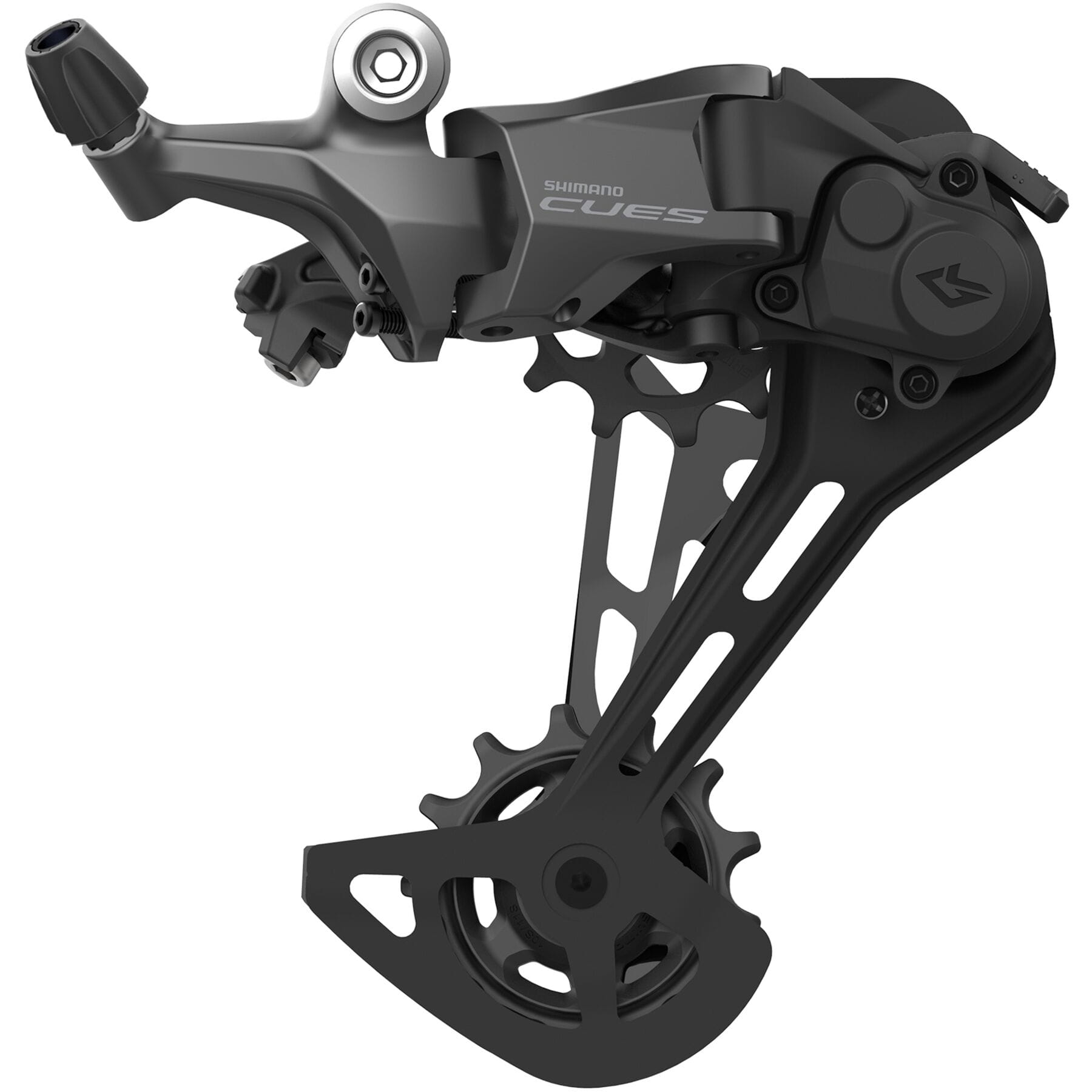 Shimano CUES RD-U6000 10/11-Speed GS Medium Cage Shadow+ Rear Derailleur Black / GS - medium