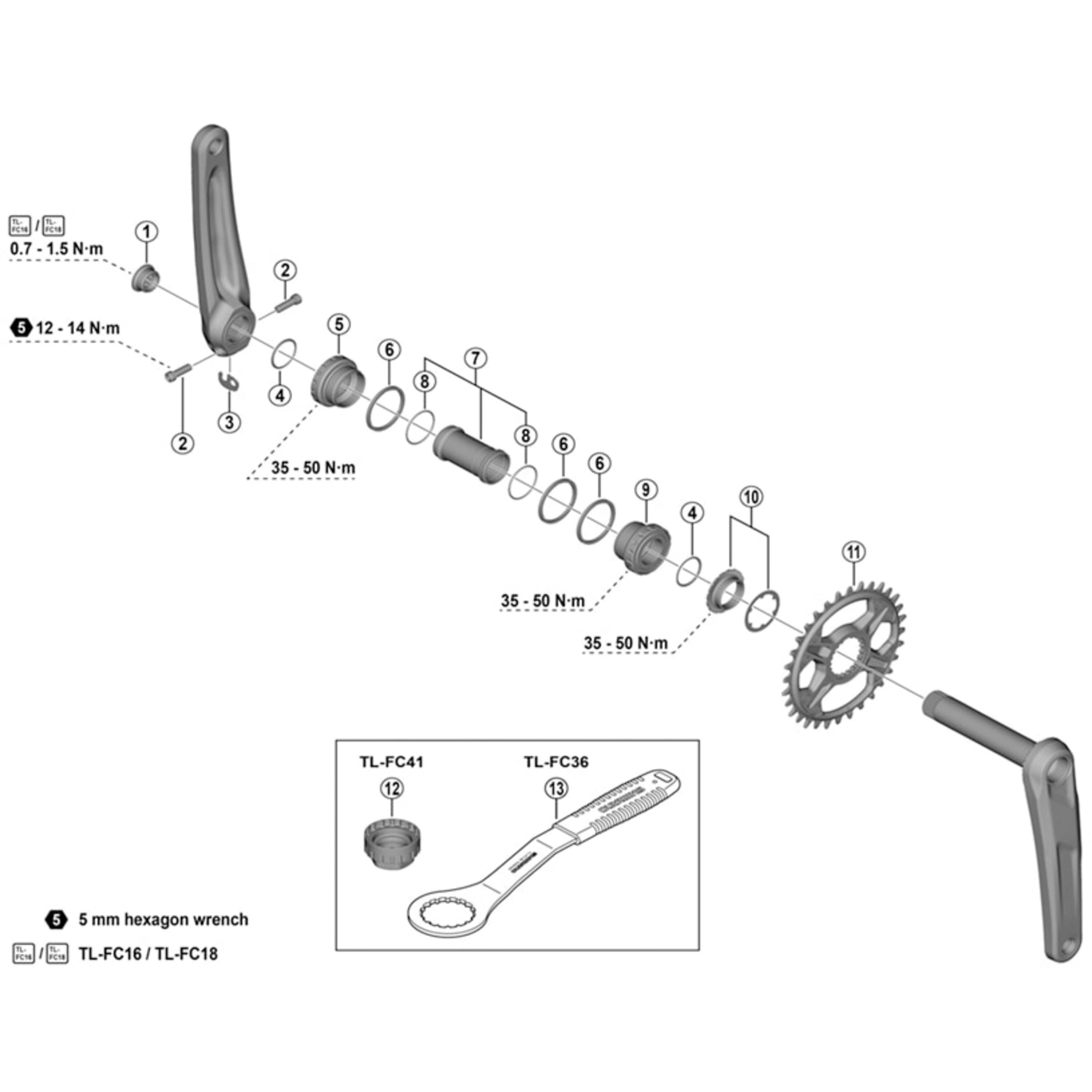 Shimano FC-M8100 plate