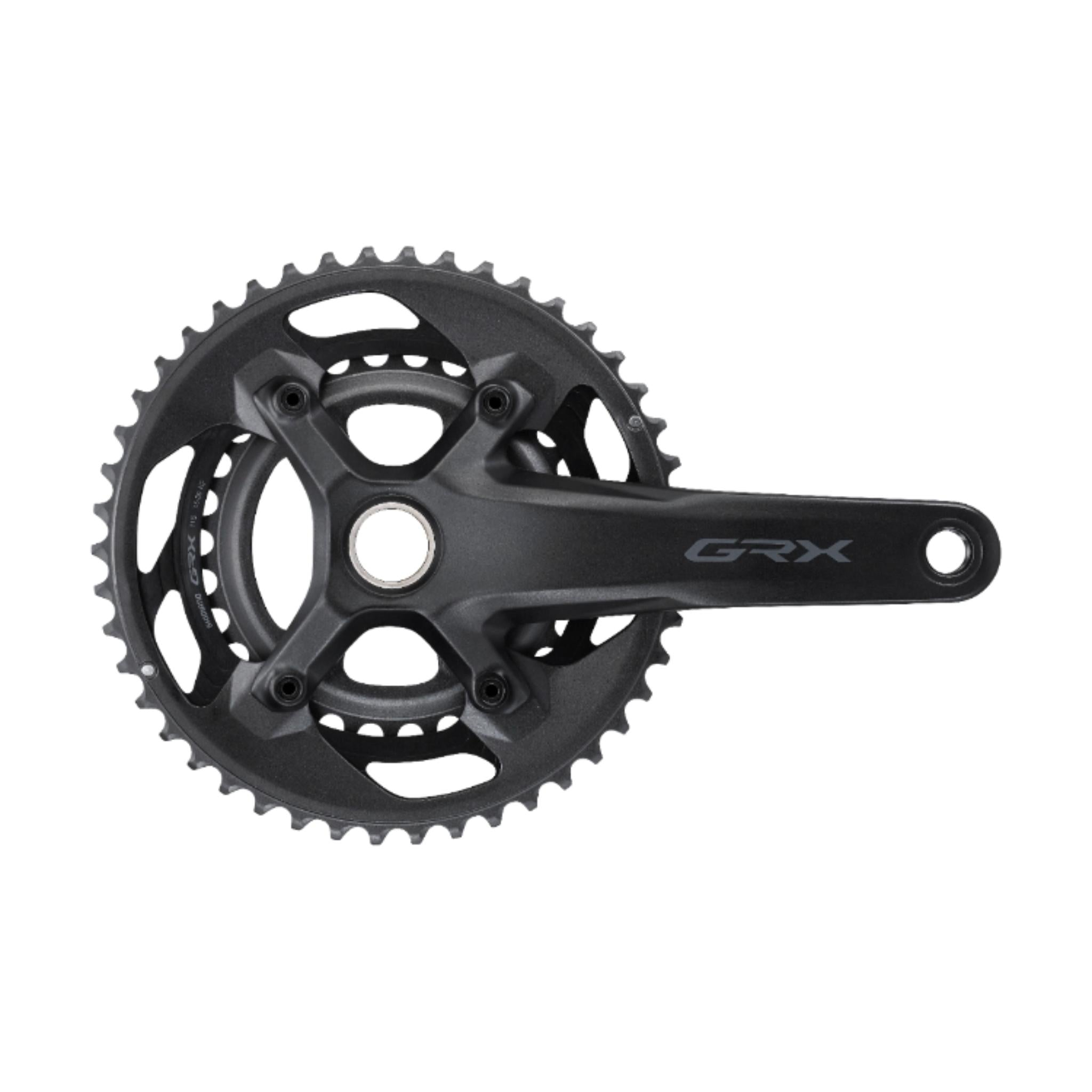 Shimano GRX FC-RX600 11 Speed Double Chainset Black / 175mm - 46/30T