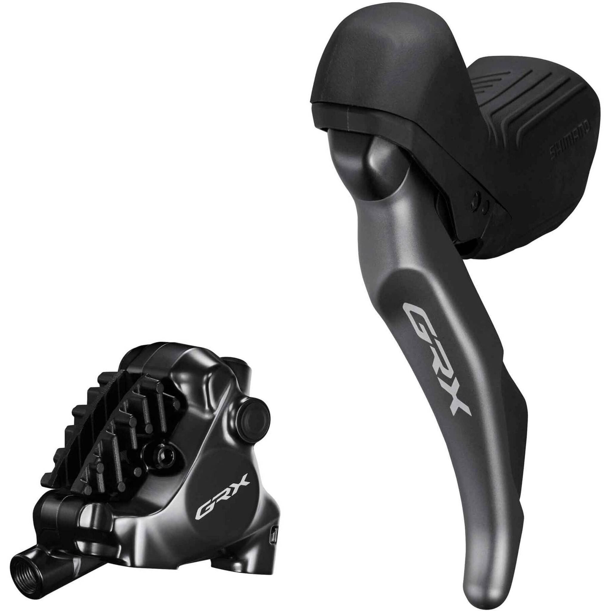 Shimano GRX ST-RX820 2-Speed Left Hand STI Lever & BR-RX820 Disc Brake Black / 2-Speed Shift