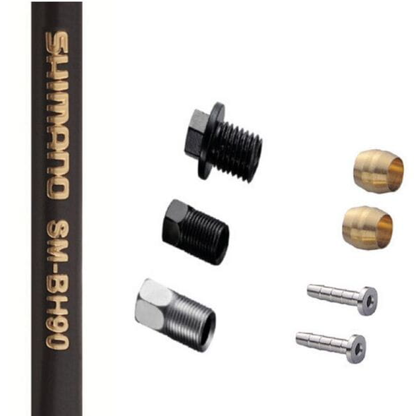 Shimano SM-BH90-JK Straight Connection Hose Rear 1700mm Black Black / 1700mm