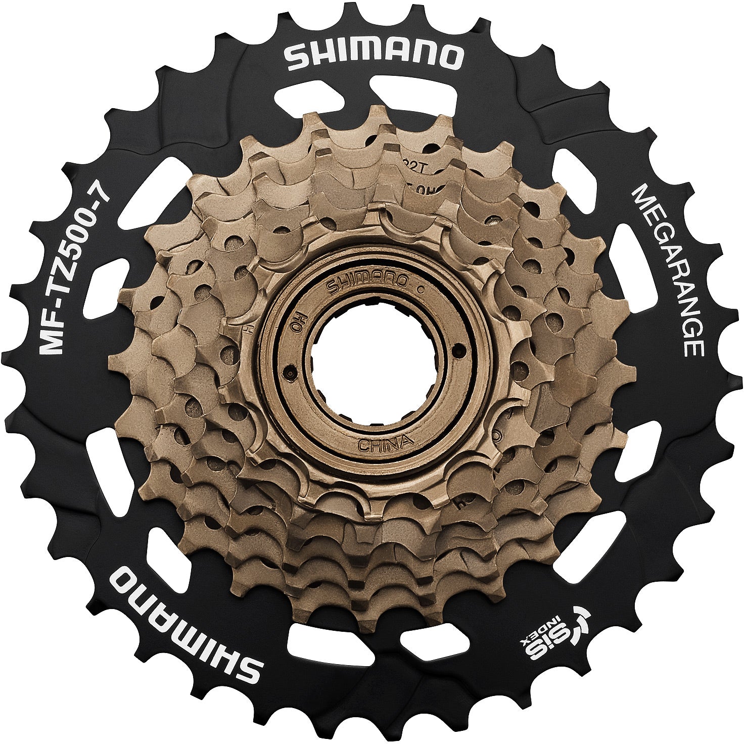 Shimano Tourney MF-TZ500 7-speed freewheel, 14-34t Silver