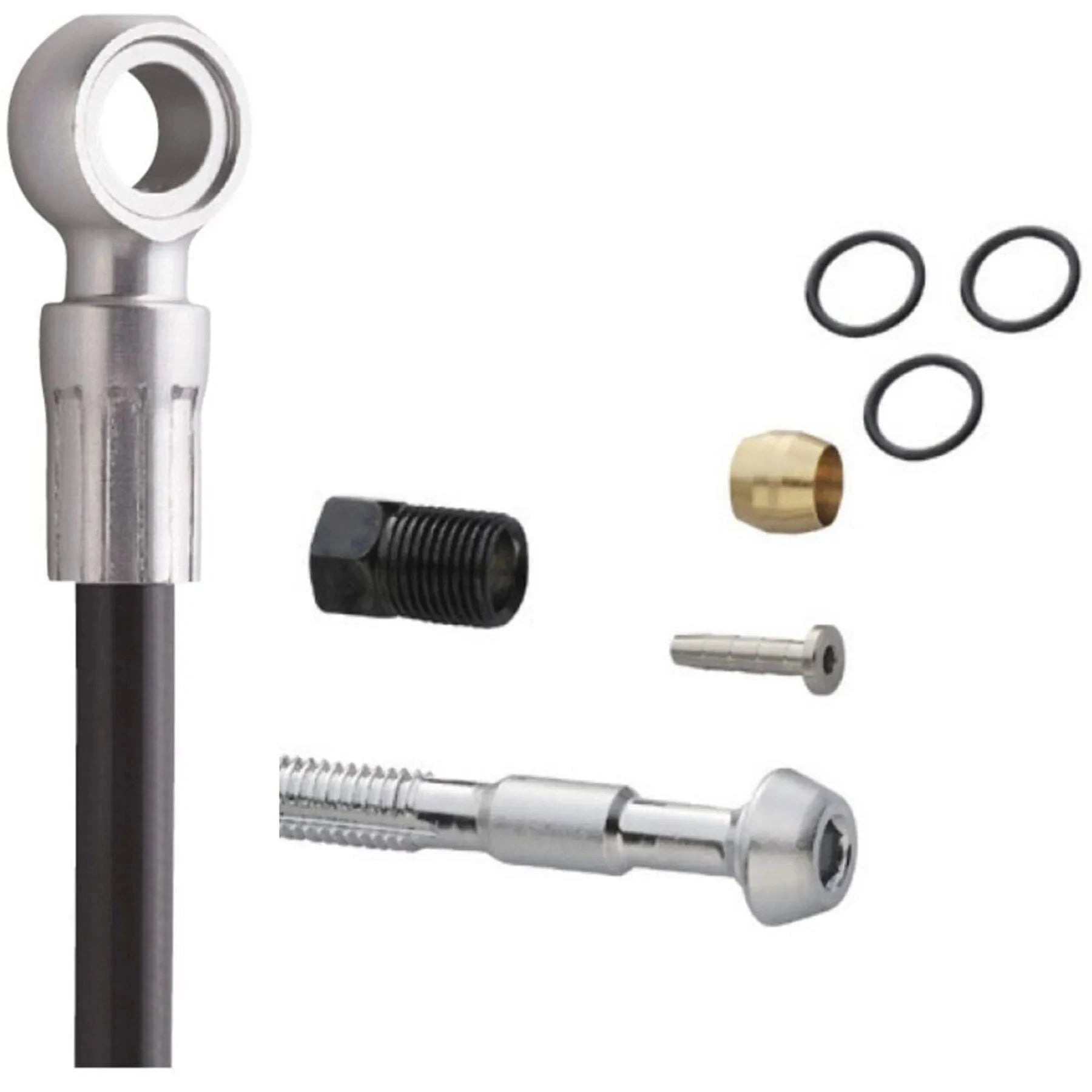 Shimano Ultegra SM-BH59-SB Straight / Banjo Connection Hose for BR-R785 Black / Front