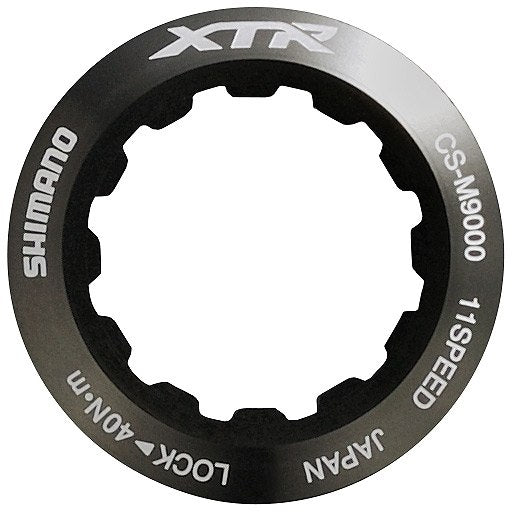 Shimano XTR CS-M9000 Cassette Lock-Ring and Spacer Silver