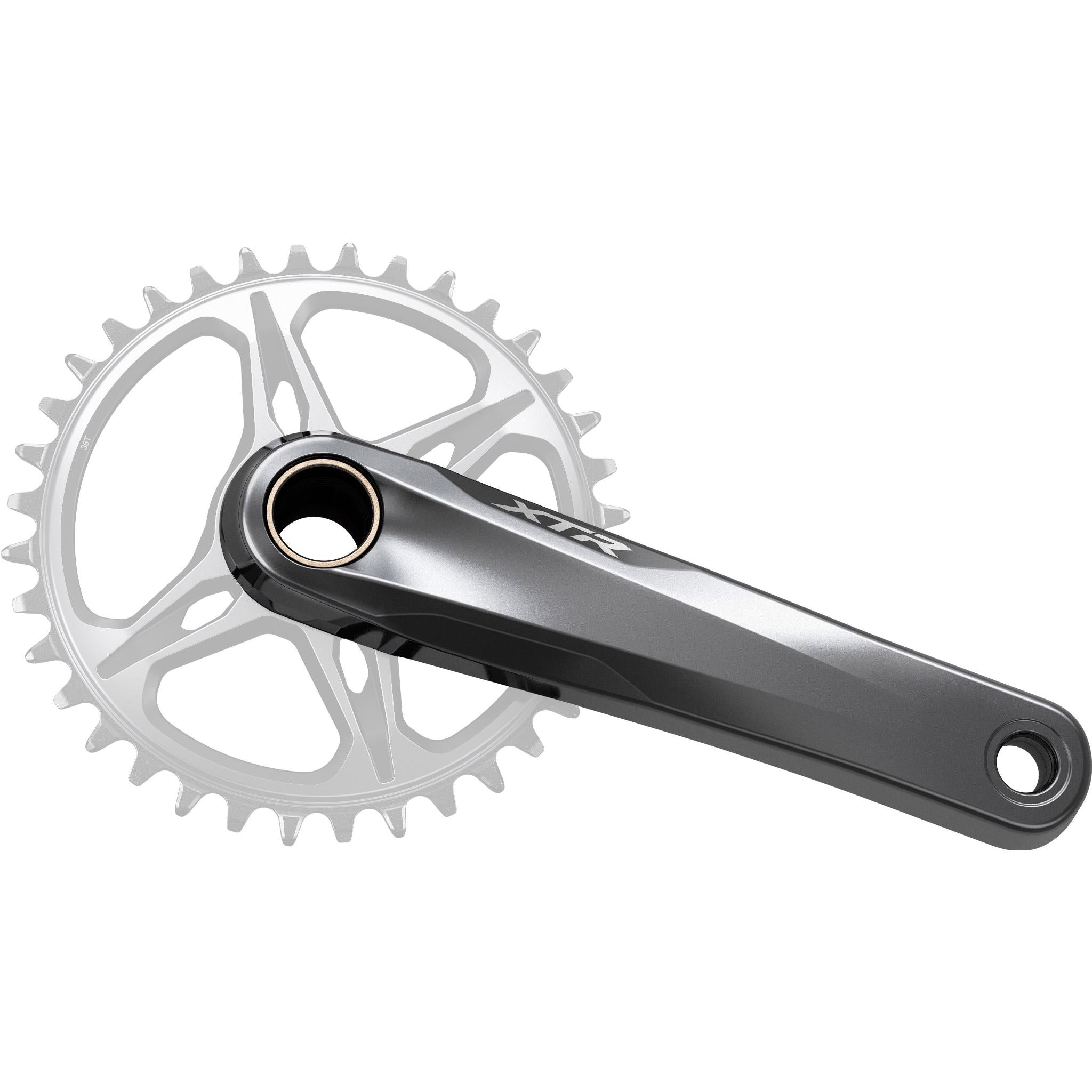 Shimano XTR M9100 12-Speed Chainset Grey / Black / 175mm