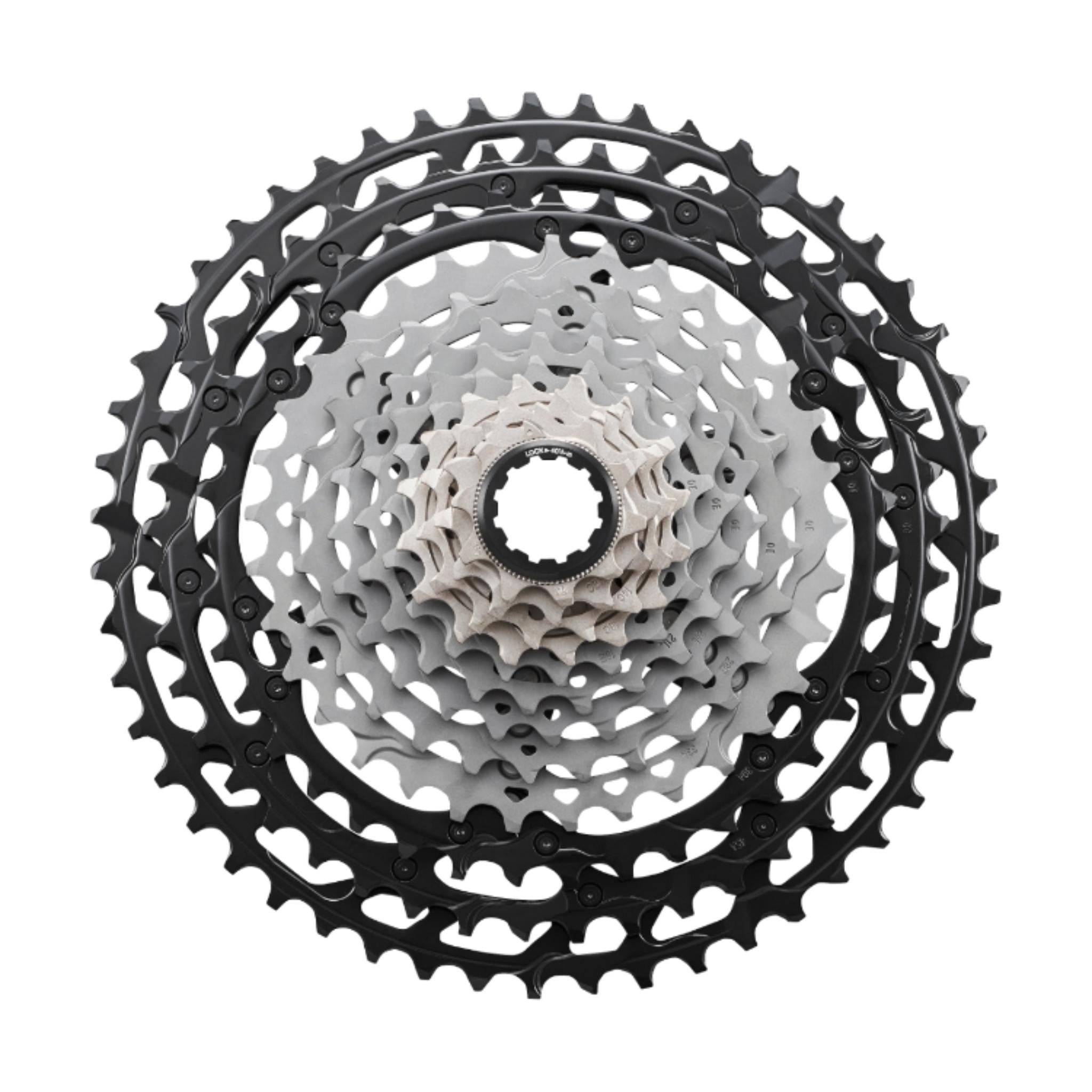Shimano XTR M9100 Cassette 12-Speed Silver / Black / 10-51