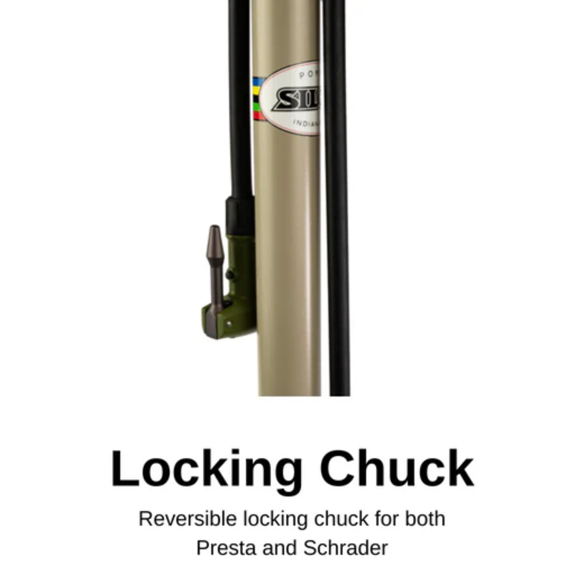 Silca Terra Floor Pump Green