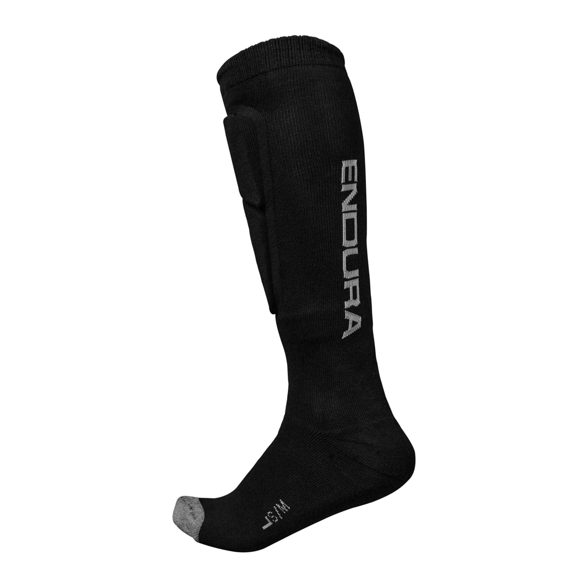 Singletrack Padded Sock Black / S-M