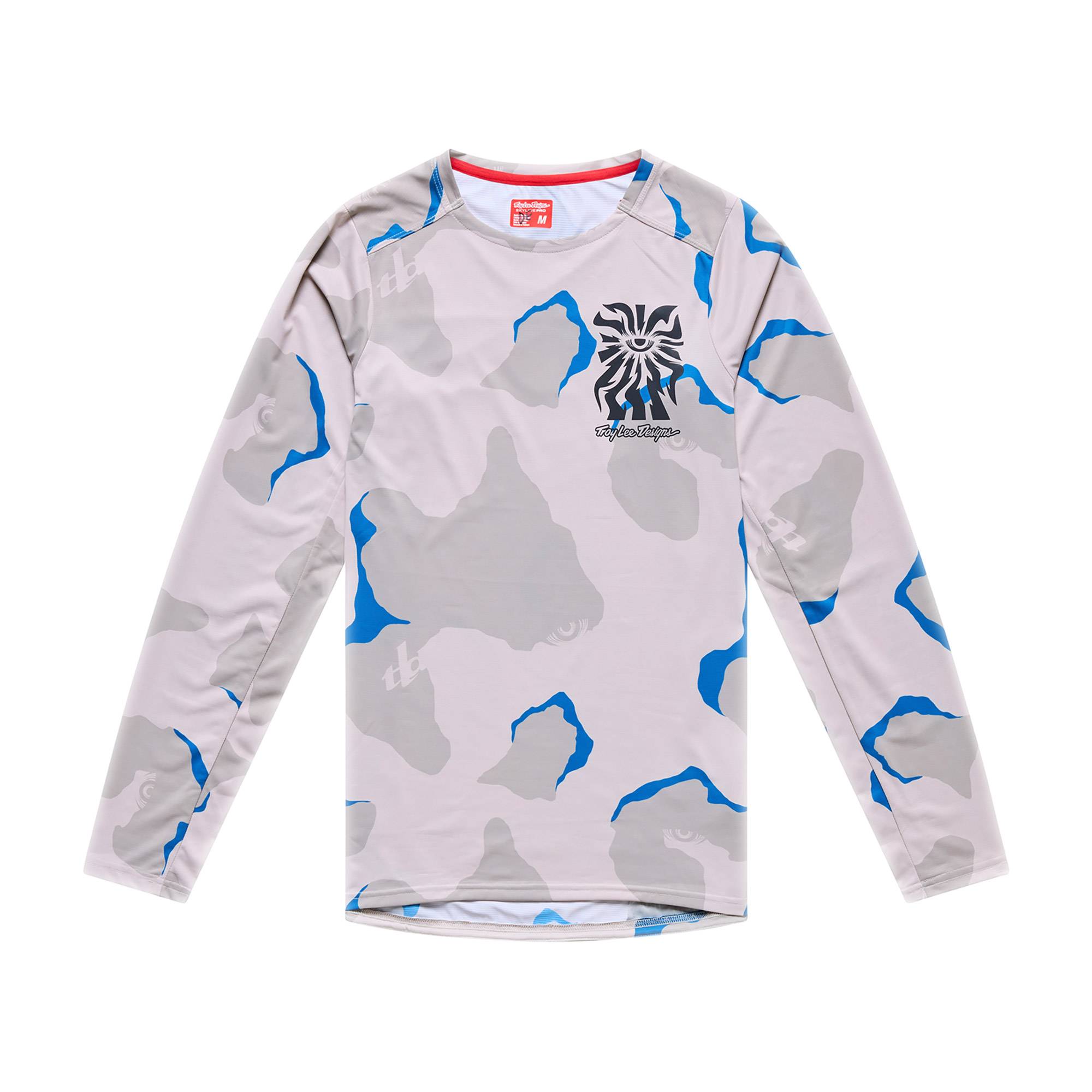 Skyline Pro Long Sleeve Jersey Flow Camo - Pumice / S