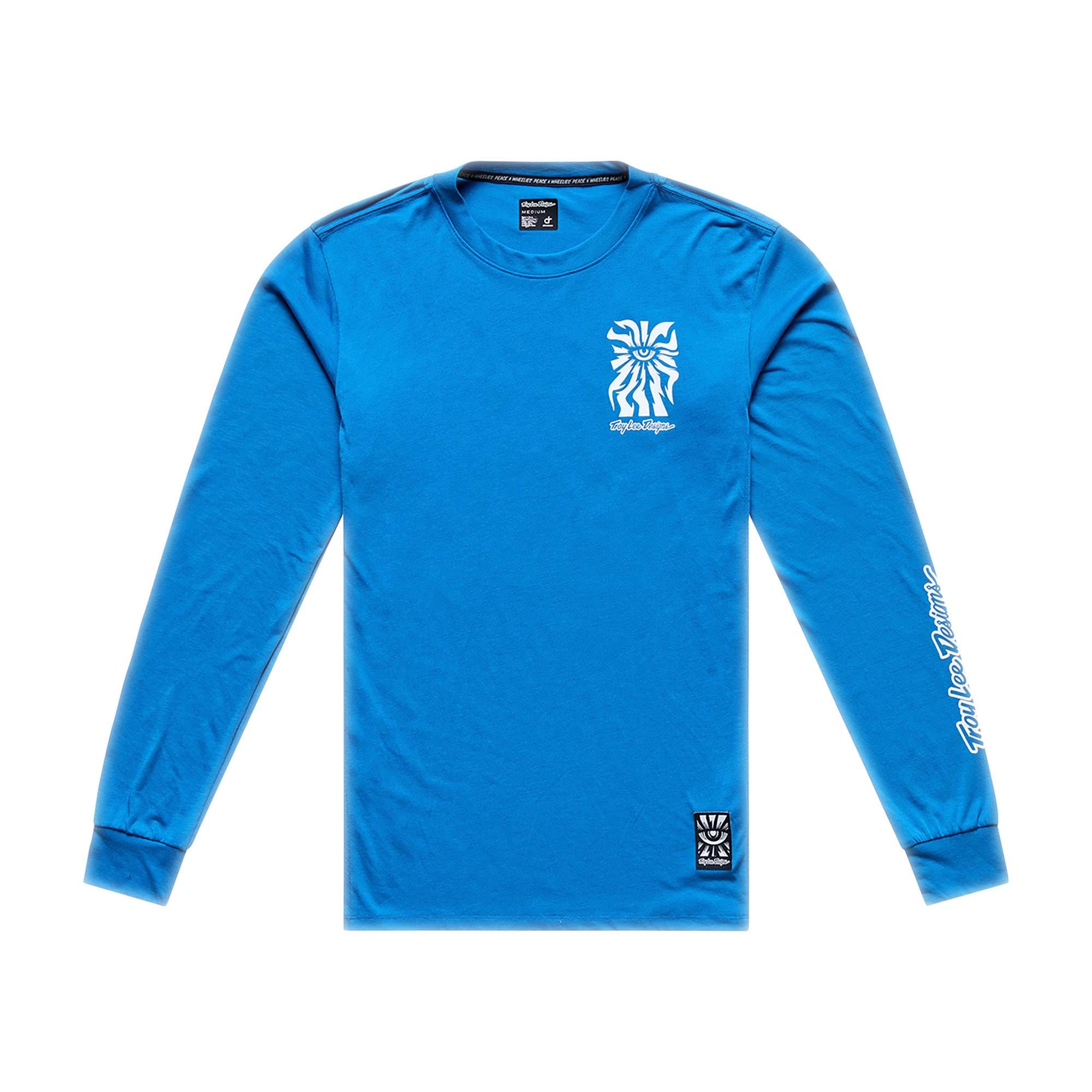 Skyline Ride Long Sleeve Tee One Eye - Aero Blue / S