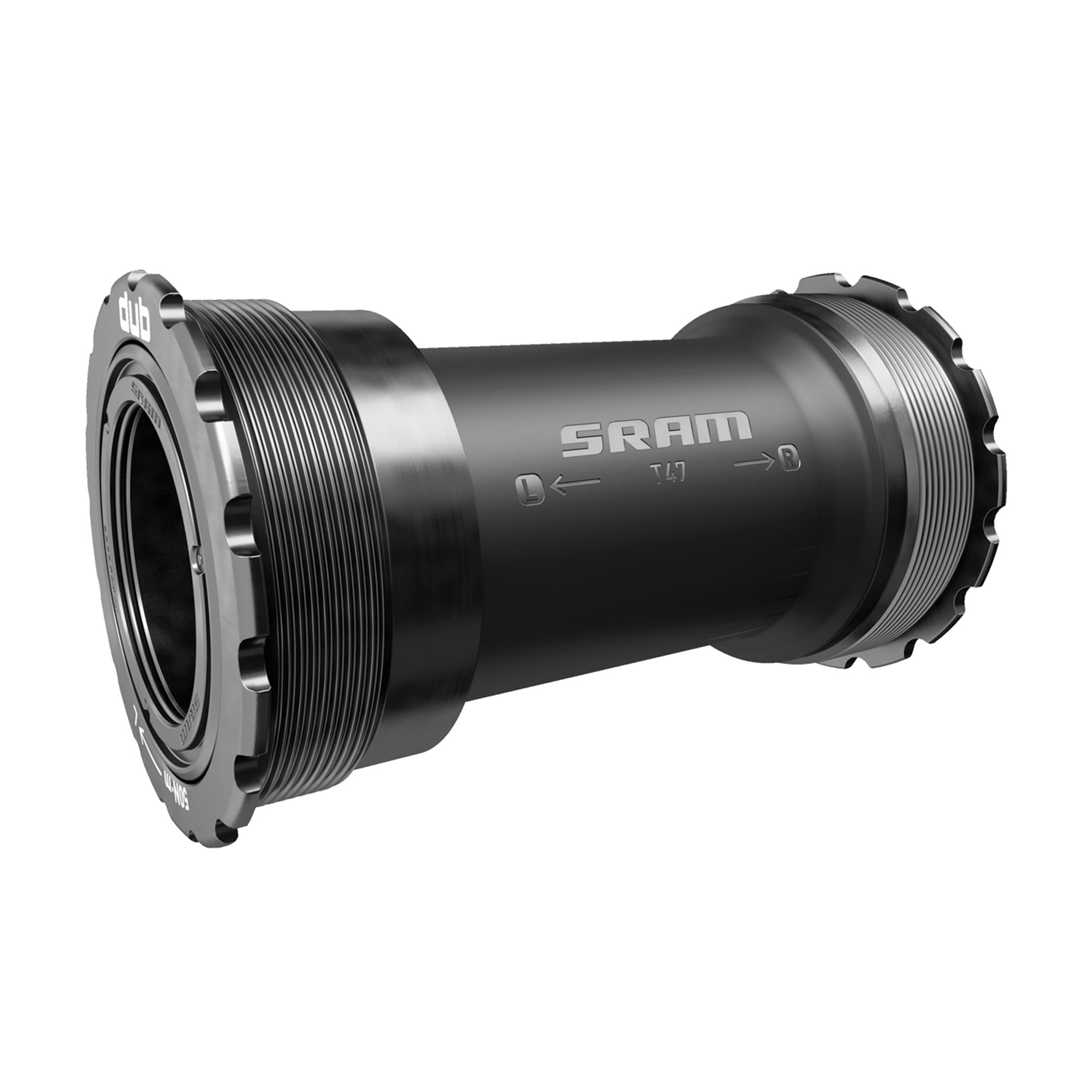SRAM DUB T47 Road & Road Wide Bottom Bracket 77mm Internal Bearing Black / 77mm