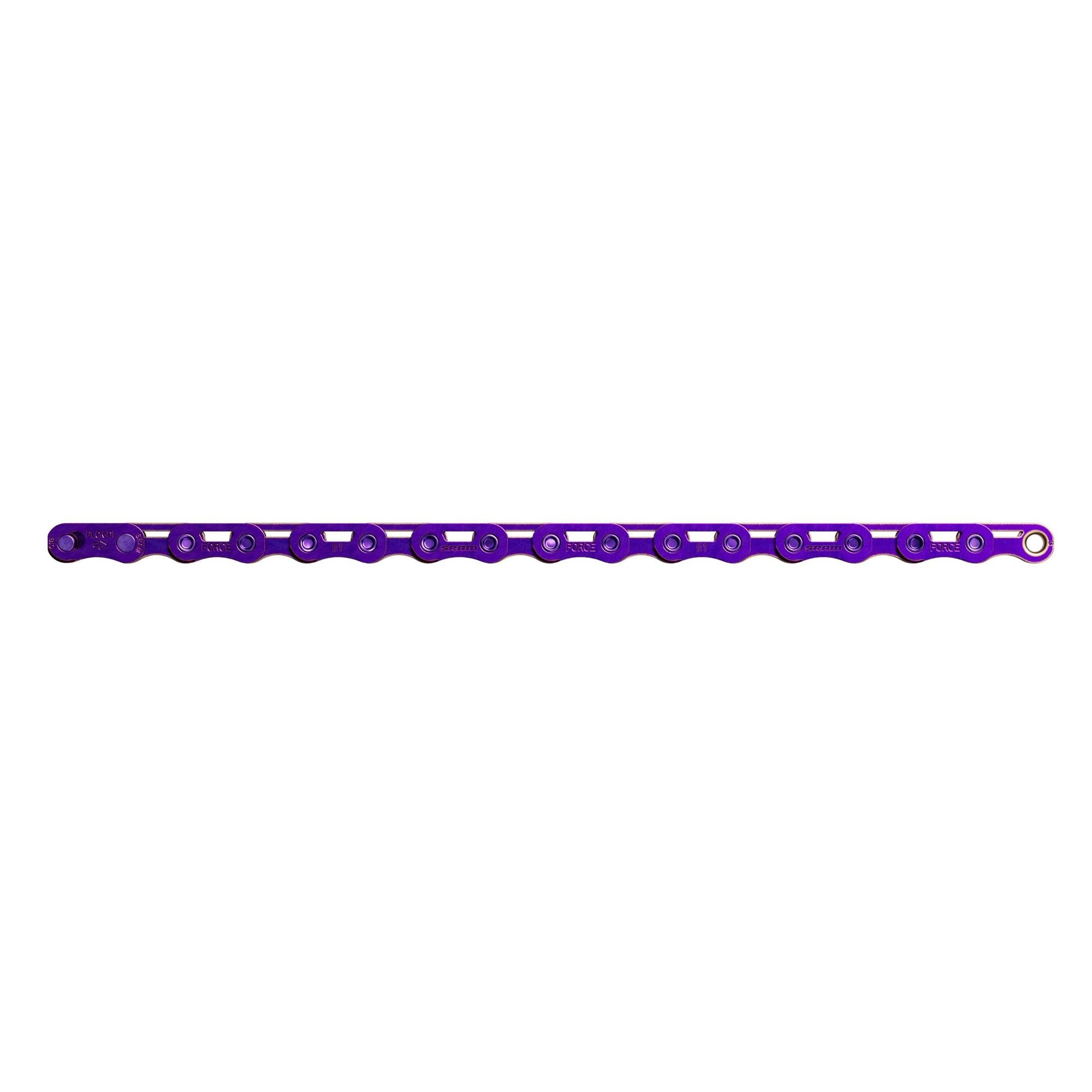 SRAM Force E1 Flattop 12/13-Speed Purple Chain Purple / 114 Links
