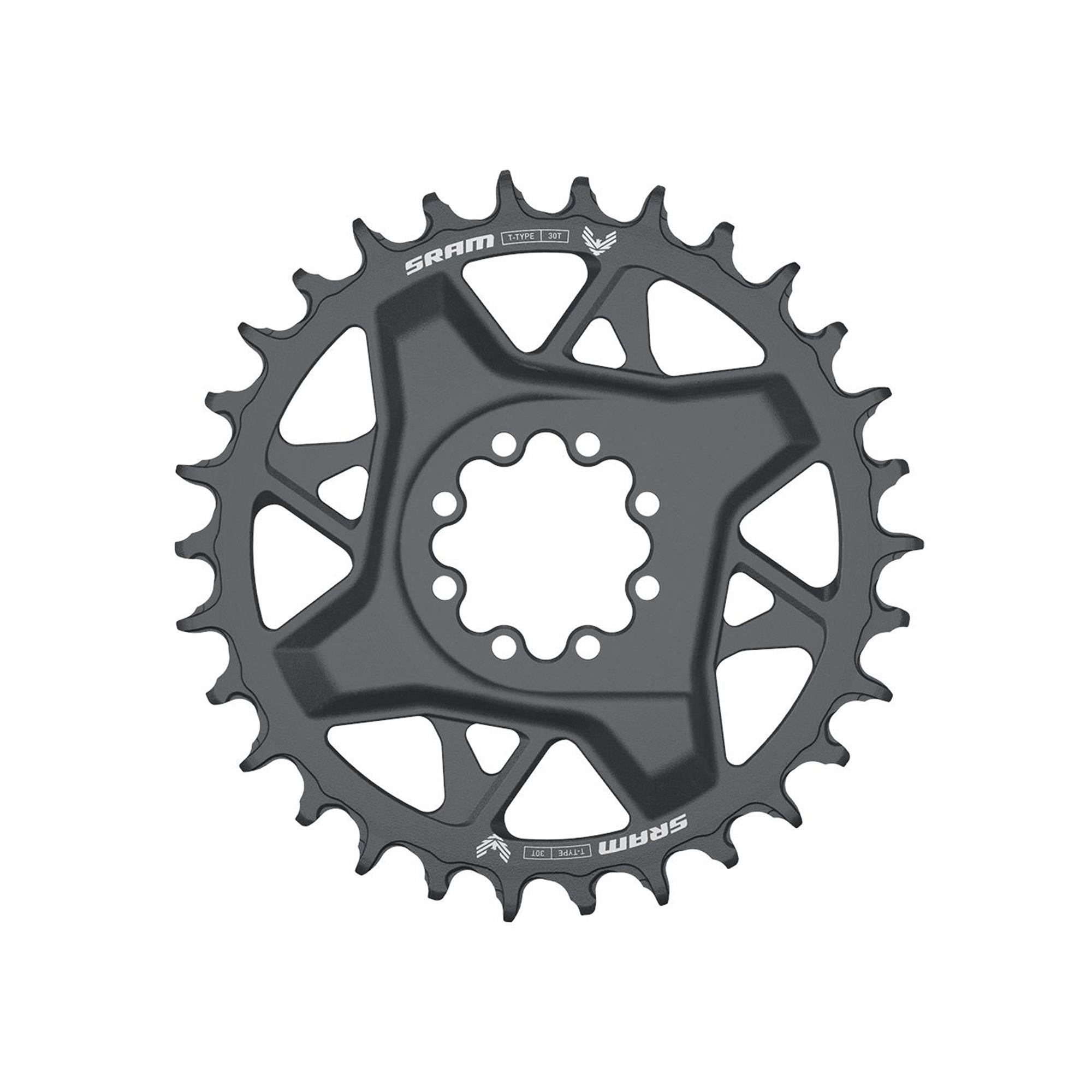SRAM GX Eagle T-Type Direct Mount 3mm Offset Chainring Dark Polar Grey / 30T