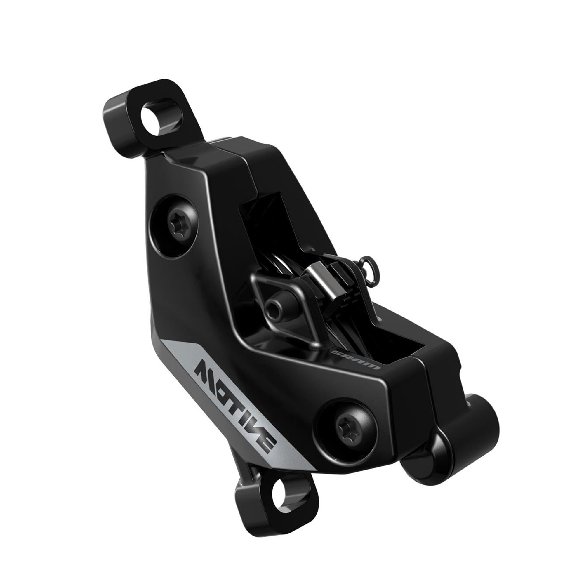 SRAM Motive Silver Disc Brake Caliper Gloss Black