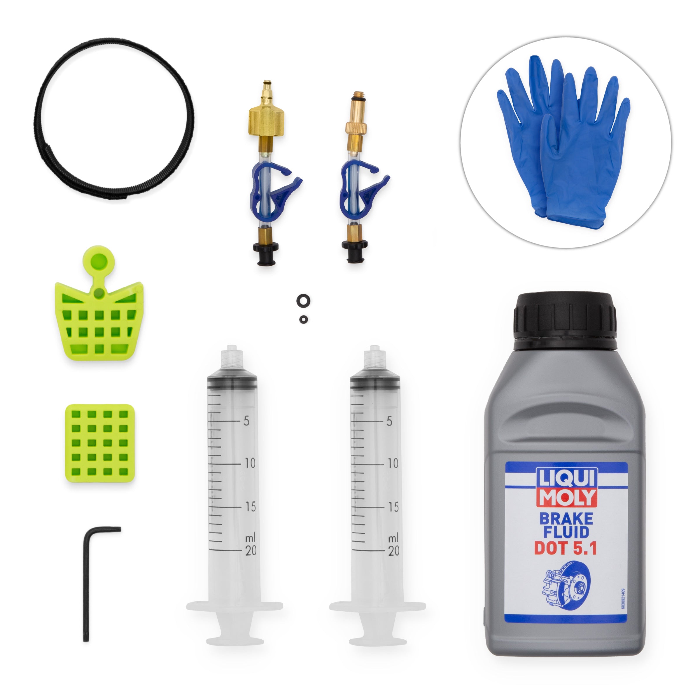 SRAM Premium Edge Dot Bleed Kit (Inc Fluid) One Size