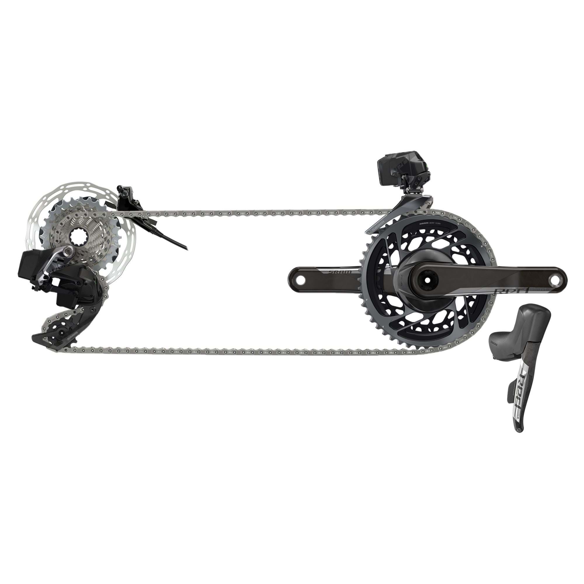 SRAM RED AXS HRD Hydraulic 2x Groupset Black/Grey