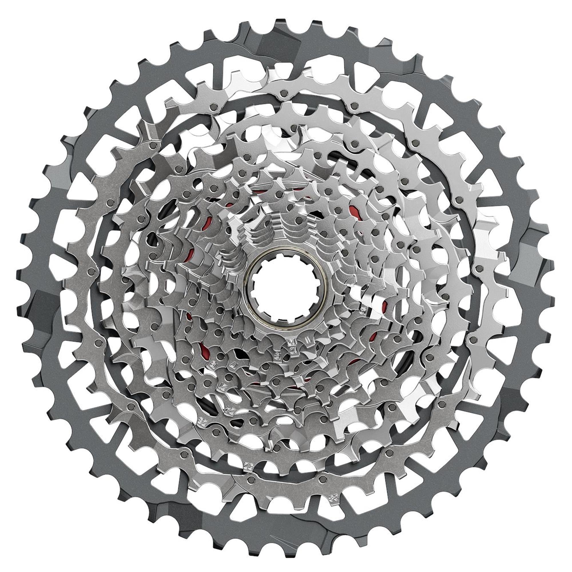 SRAM Rival XPLR E1 13-Speed 10-46 Cassette Silver / 10-46T