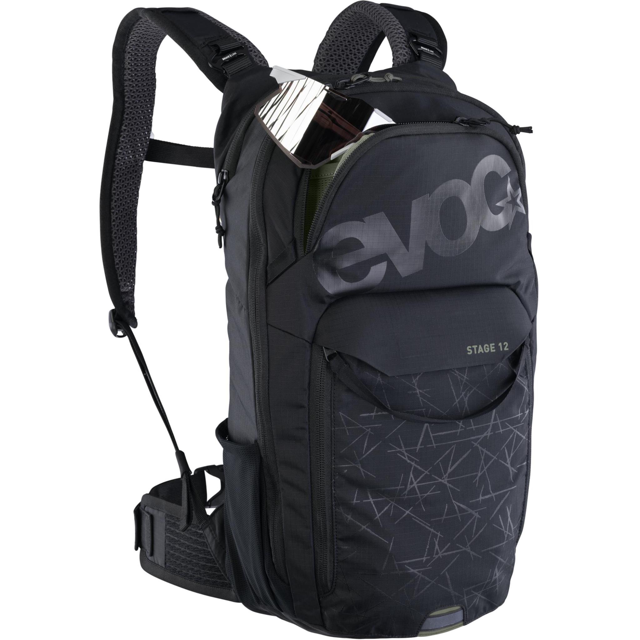 Stage 12 Backpack Black / One Size