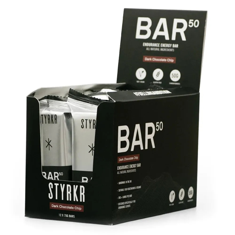 STYRKR BAR50 Energy Bars Date, Almond, Sea Salt / 12 x Bars
