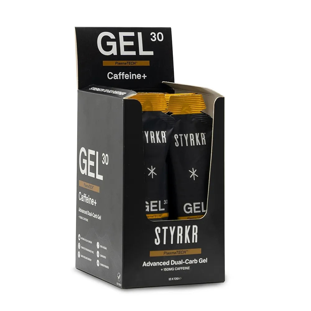 STYRKR Gel 30 Caffeine+ x12 12 x 72g Sachets