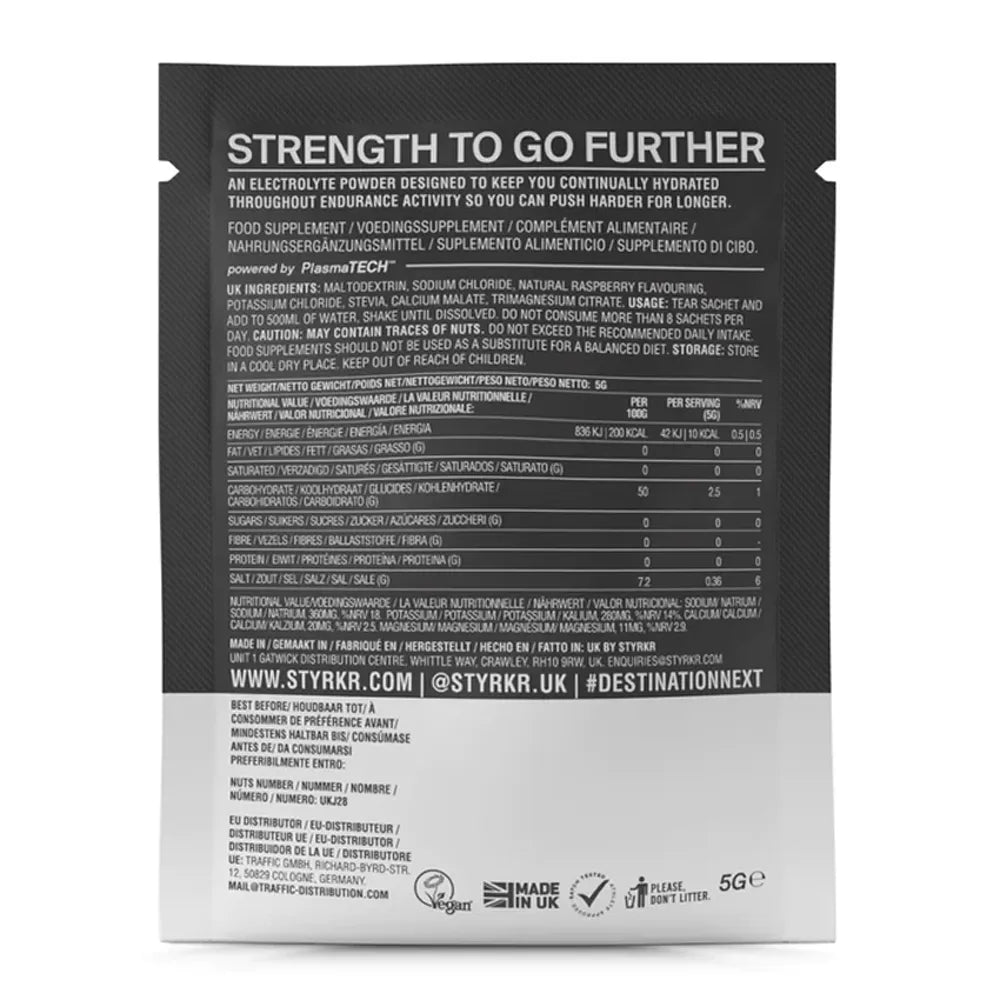 STYRKR SLT05 Quad-Blend Electrolyte Powder 6 x 5g Sachets