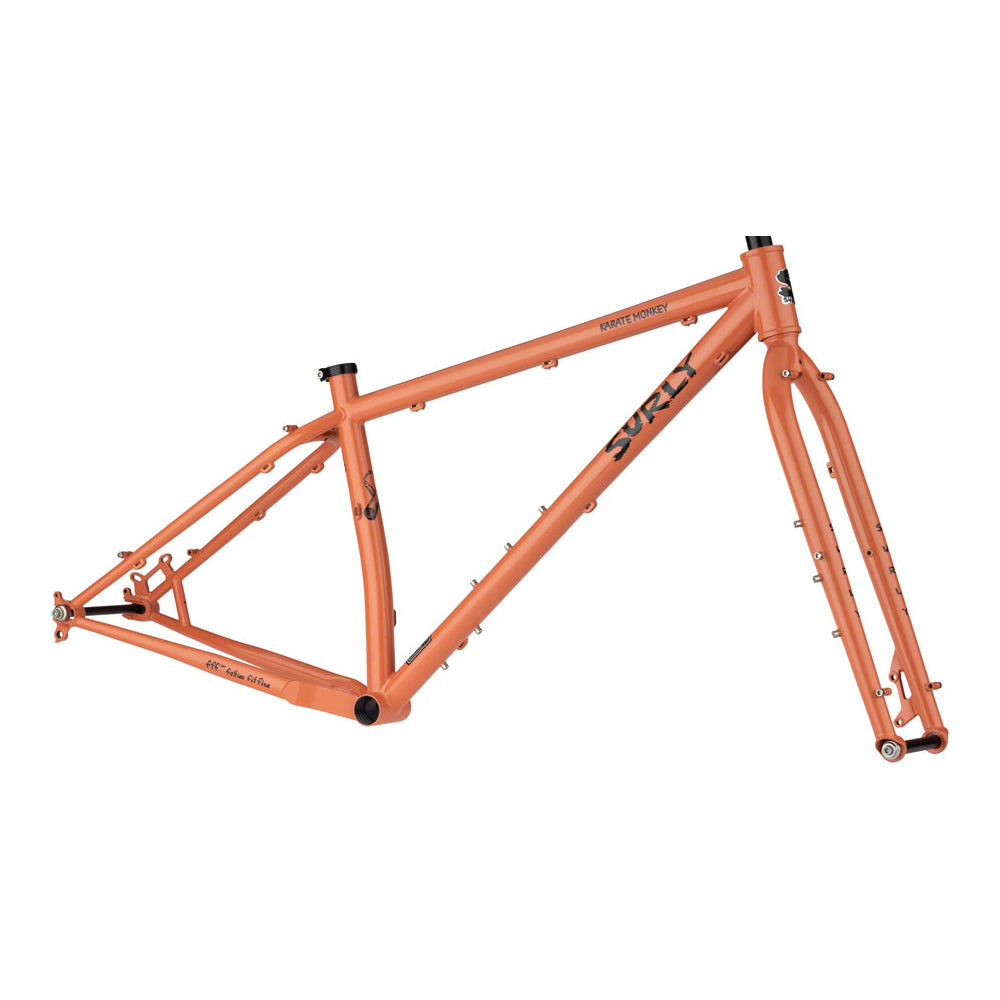Surly Karate Monkey 27.5+ Frameset Peach Salmon Sundae / L