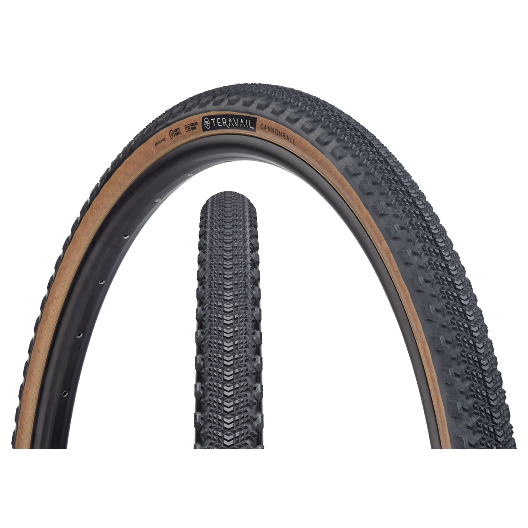Teravail Cannonball Gravel Tyre Tan / 650 x 40 / Light & Supple