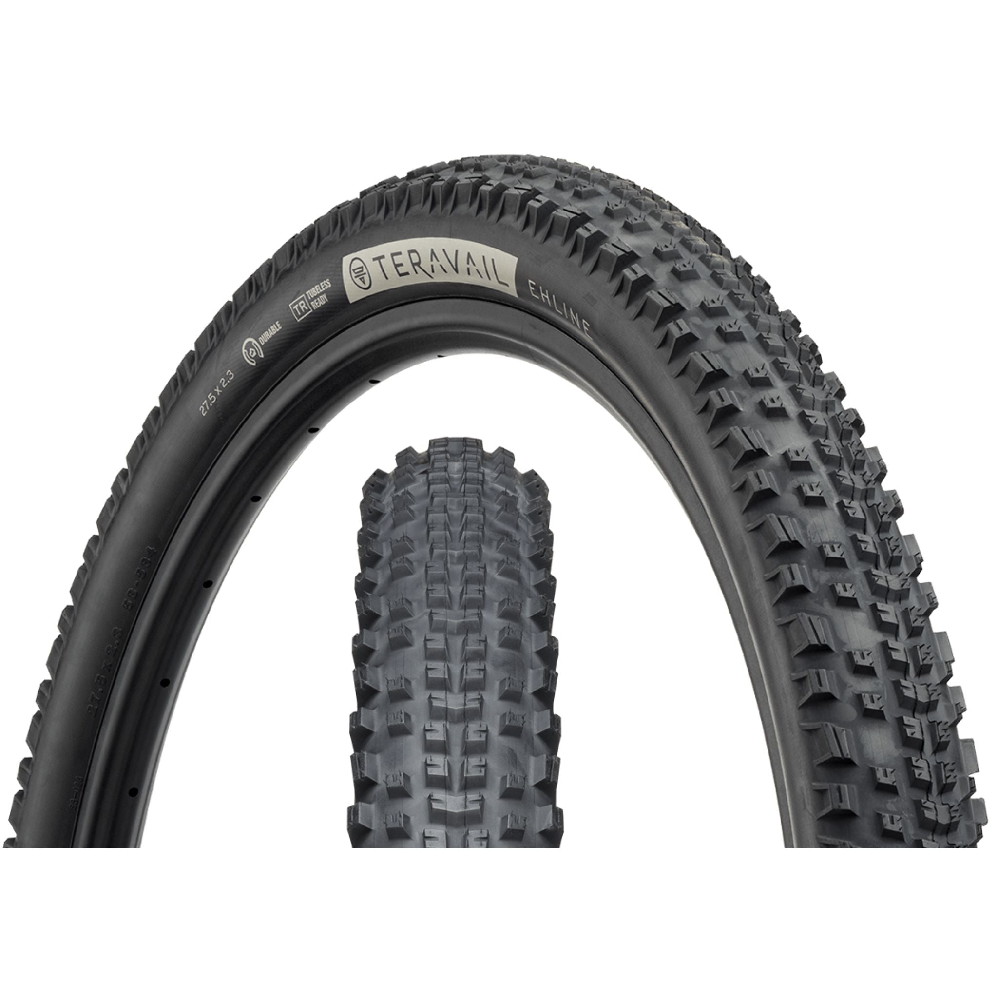 Teravail Ehline MTB Tyre Black / 27.5 x 2.3 / Light & Supple
