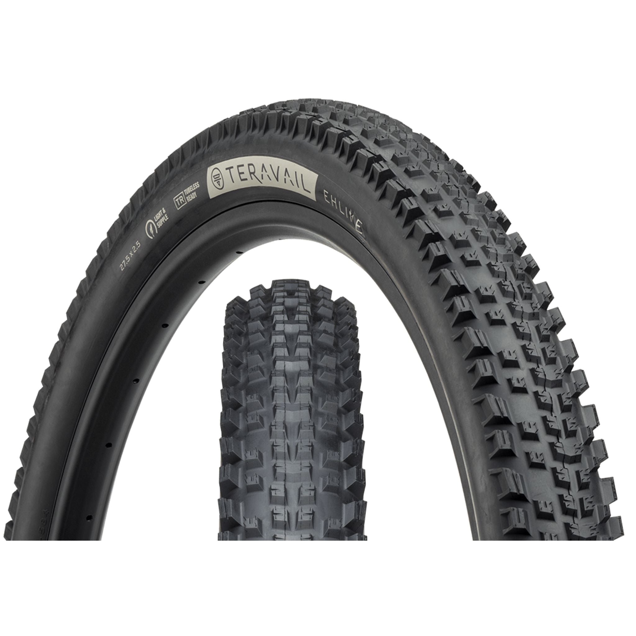 Teravail Ehline MTB Tyre Black / 27.5 x 2.5 / Light & Supple