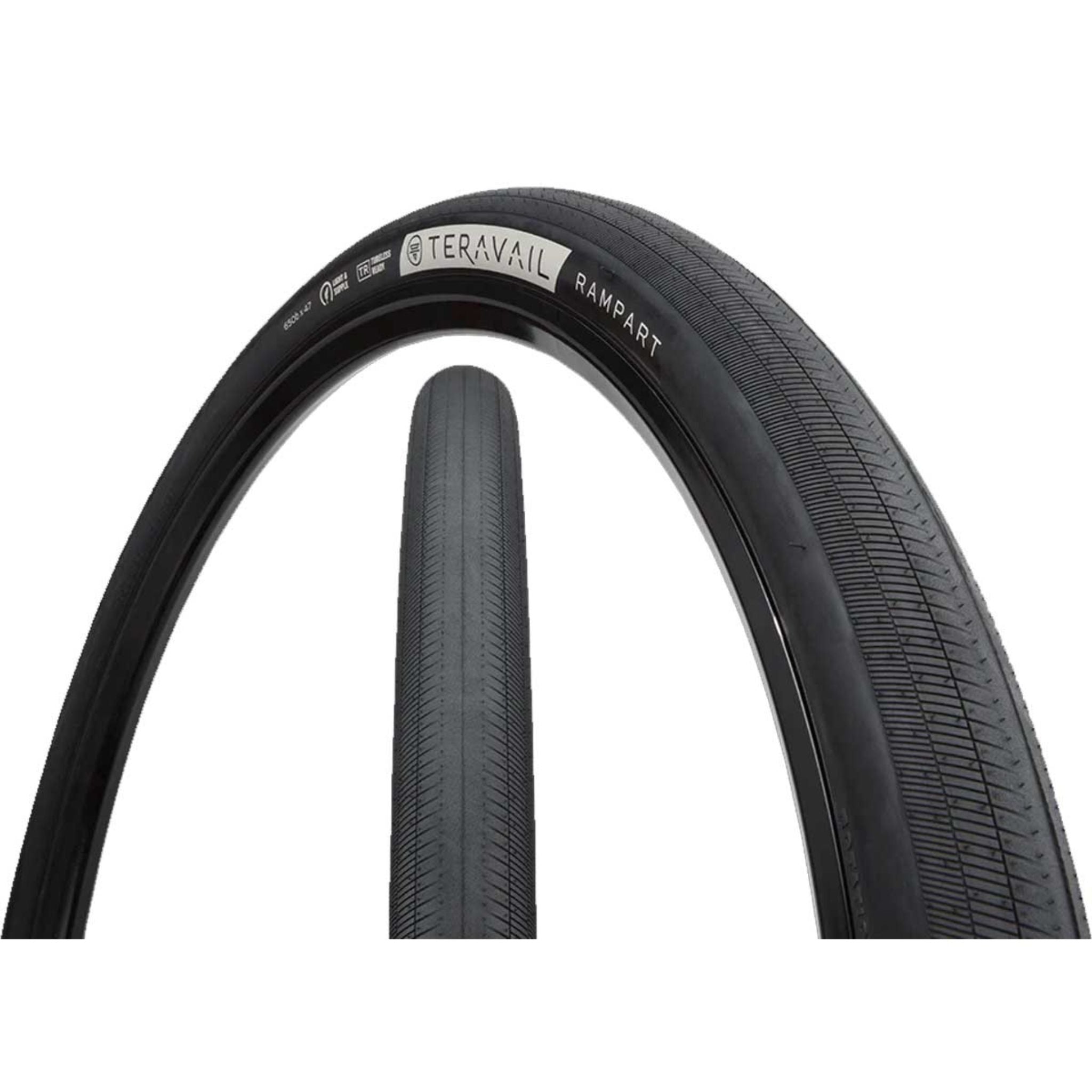 Teravail Rampart Gravel Tyre Black / 650 x 47 / Light & Supple